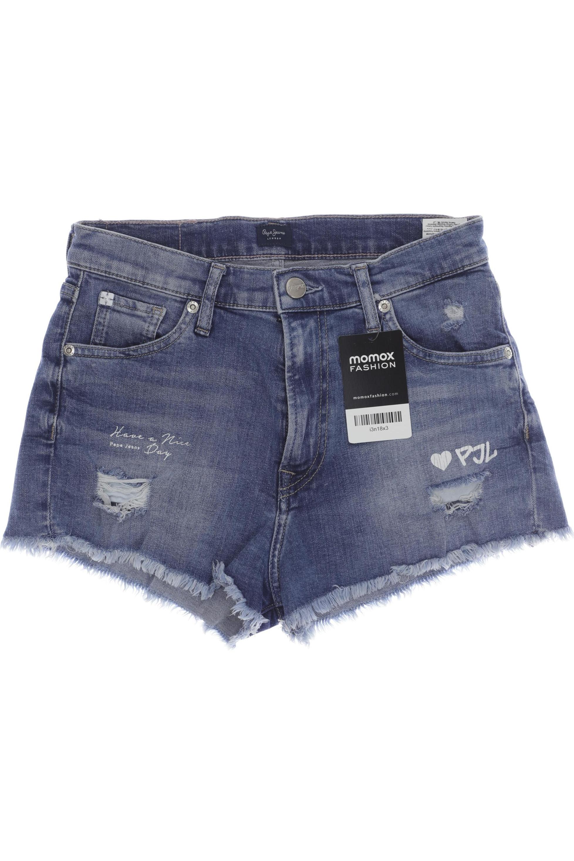 

Pepe Jeans Damen Shorts, blau, Gr. 38