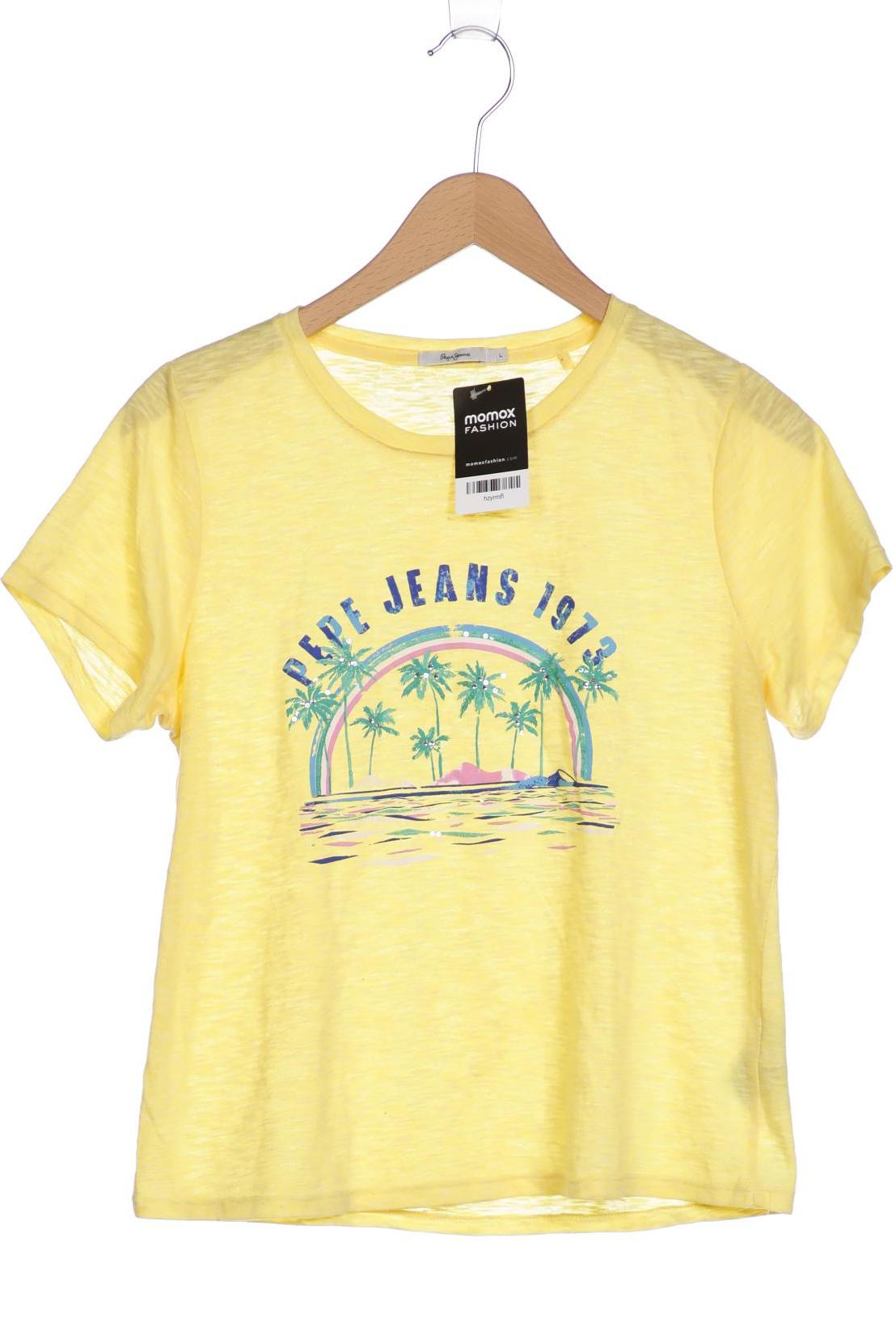 

Pepe Jeans Damen T-Shirt, gelb, Gr. 42