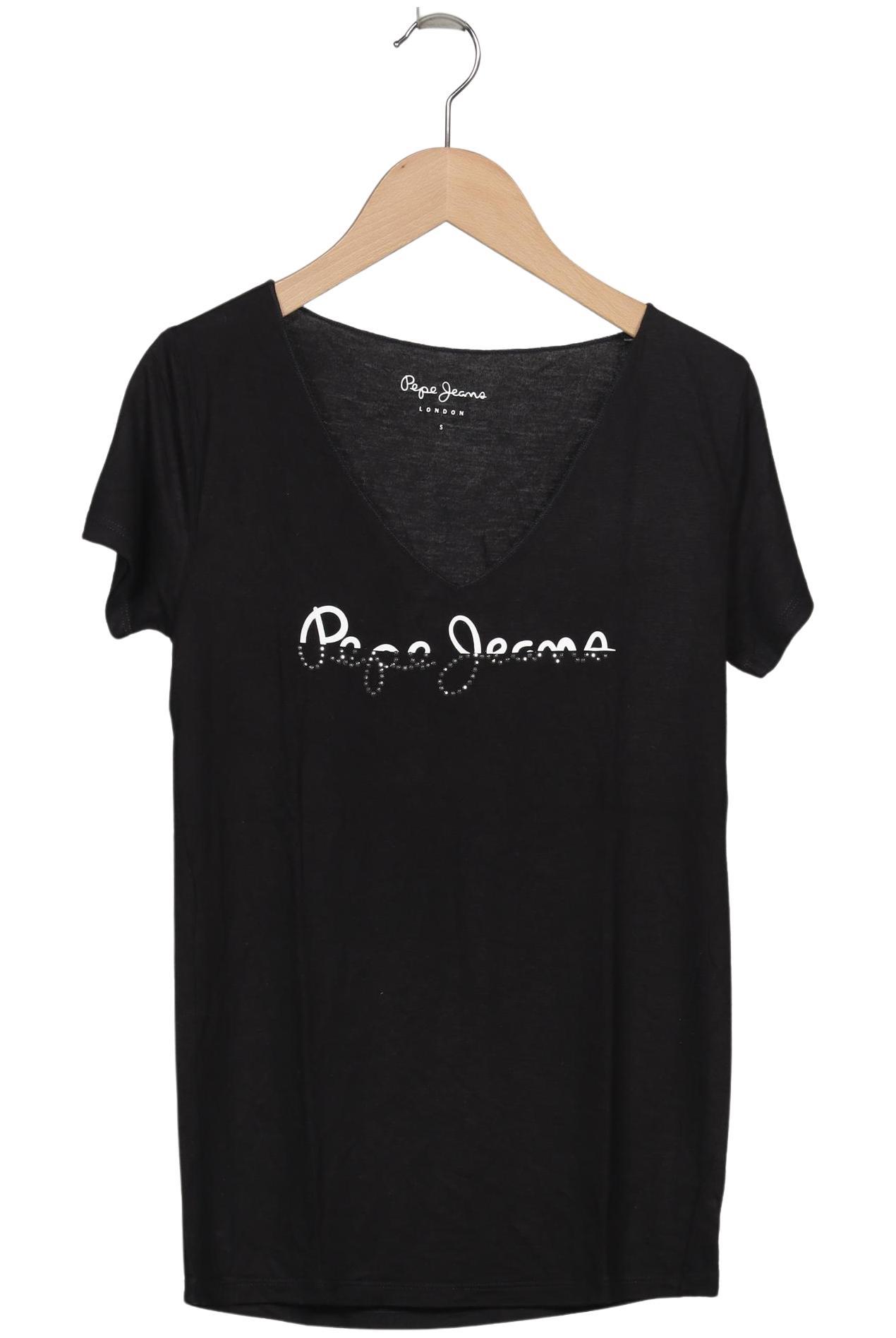 

Pepe Jeans Damen T-Shirt, schwarz, Gr. 36