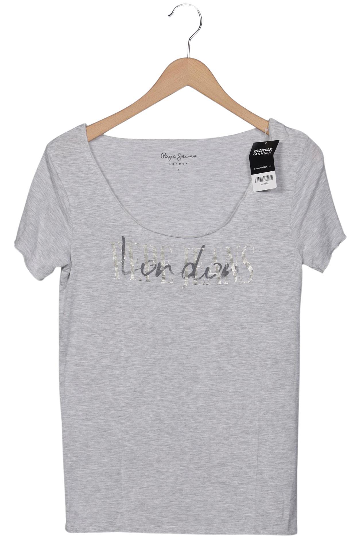 

Pepe Jeans Damen T-Shirt, grau, Gr. 42