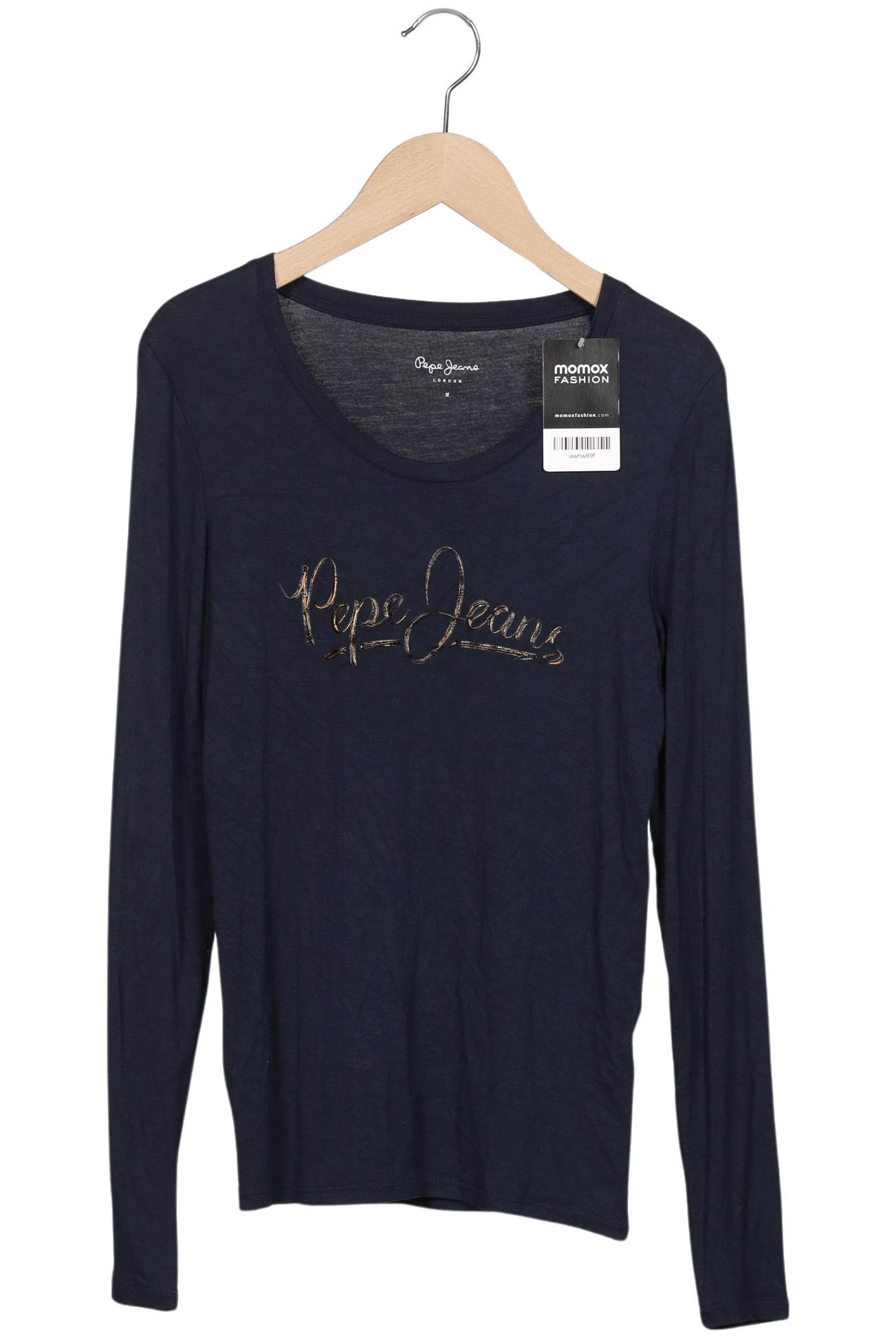 

Pepe Jeans Damen Langarmshirt, marineblau, Gr. 38