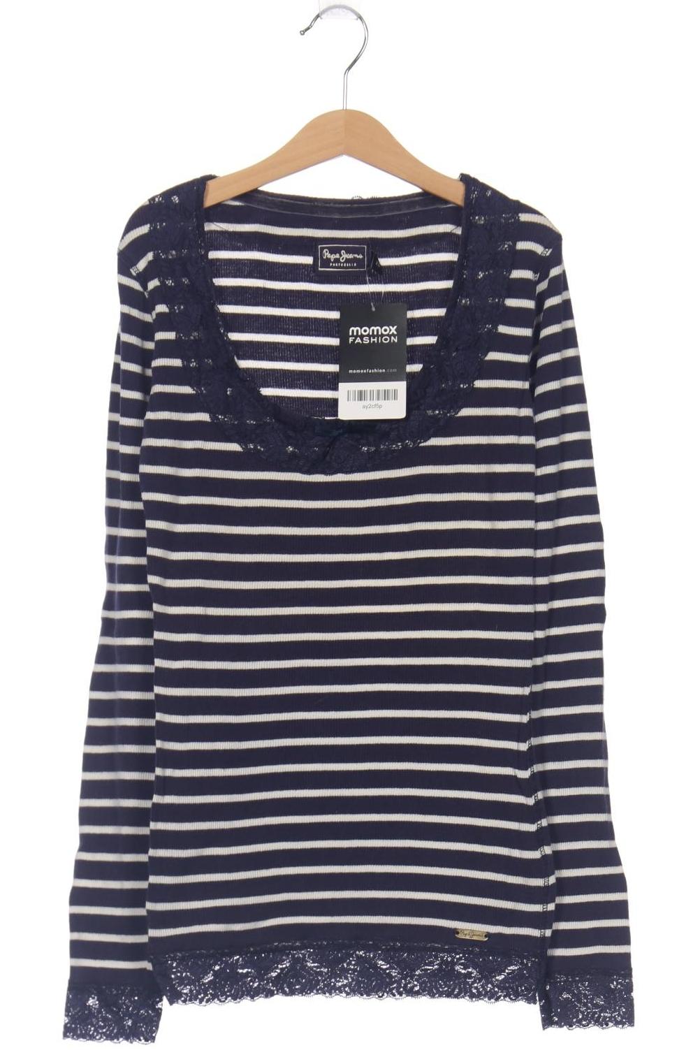 

Pepe Jeans Damen Langarmshirt, marineblau, Gr. 34