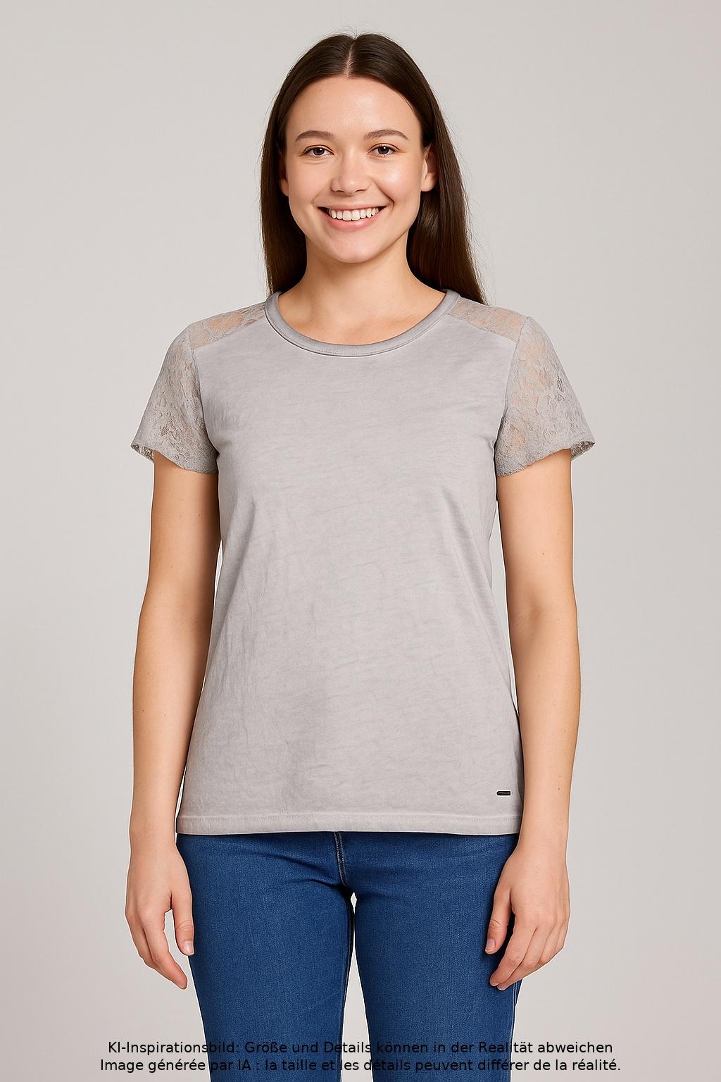 

Pepe Jeans Damen T-Shirt, grau, Gr. 32