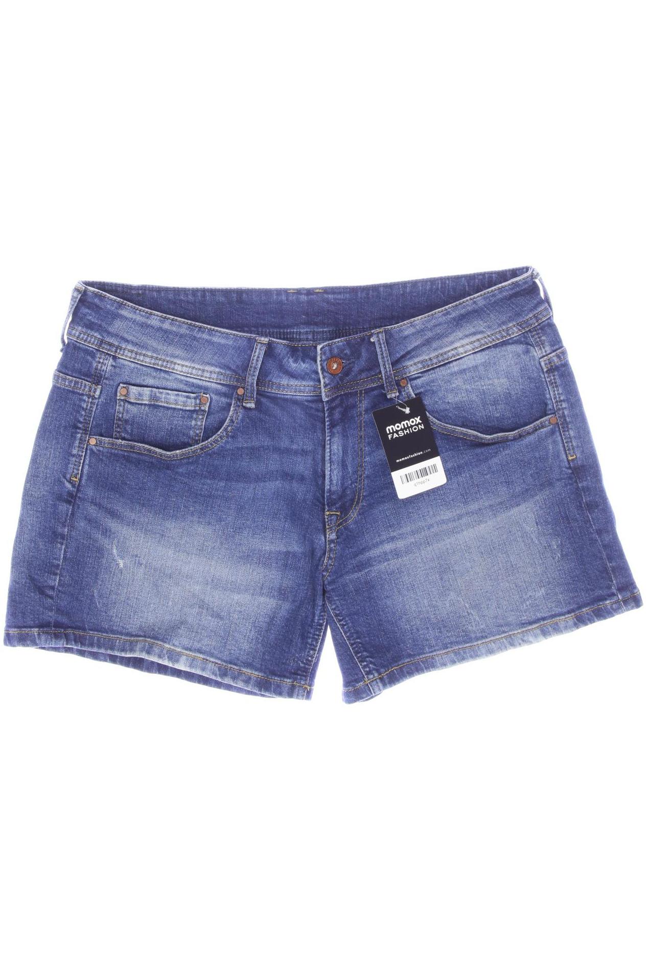 

Pepe Jeans Damen Shorts, blau, Gr. 30