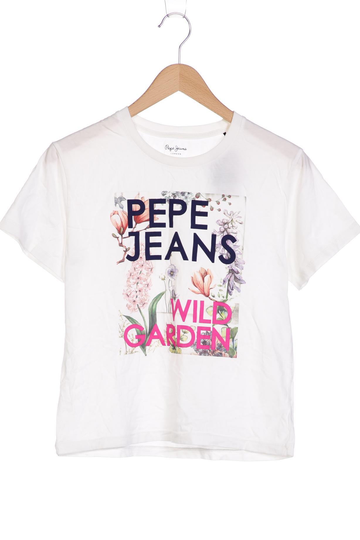 

Pepe Jeans Damen T-Shirt, weiß, Gr. 36