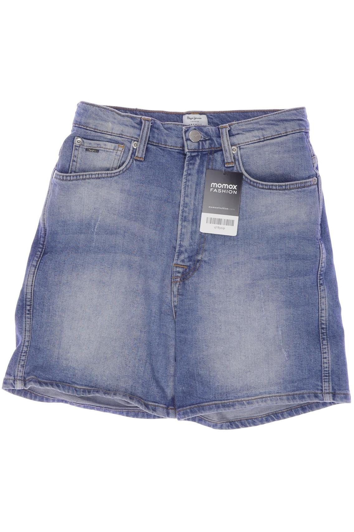 

Pepe Jeans Damen Shorts, blau, Gr. 27