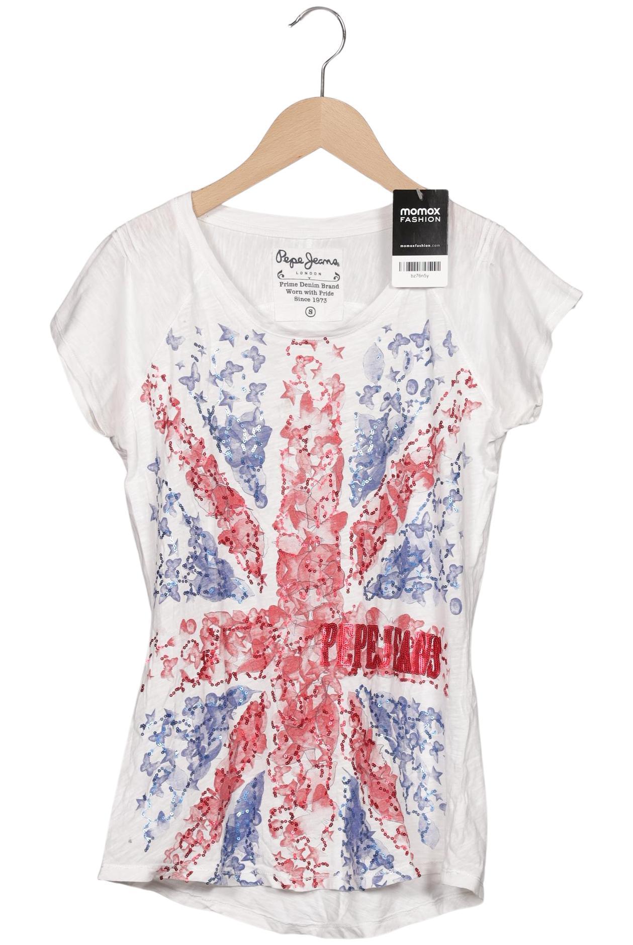 

Pepe Jeans Damen T-Shirt, weiß, Gr. 36