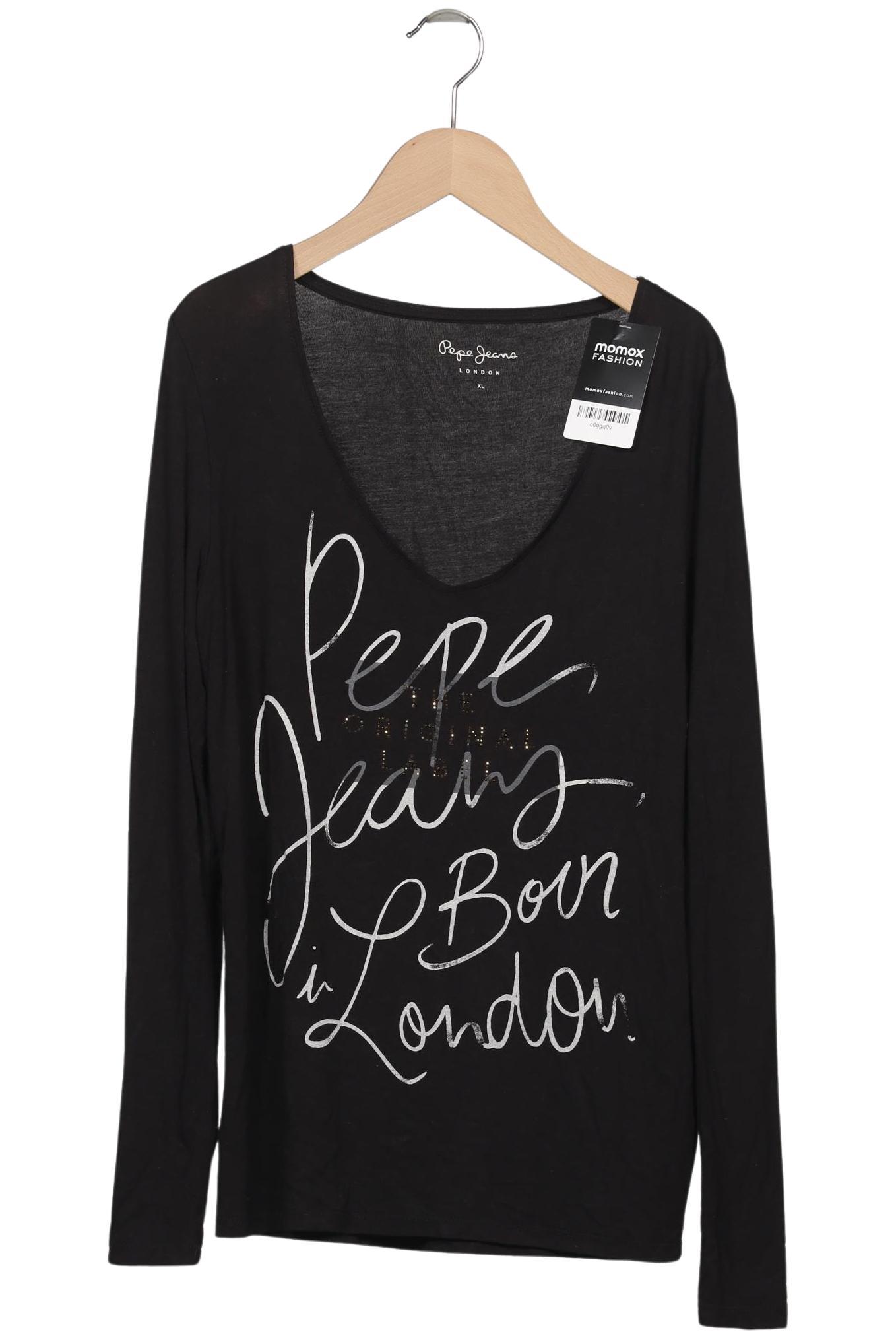 

Pepe Jeans Damen Langarmshirt, schwarz, Gr. 44