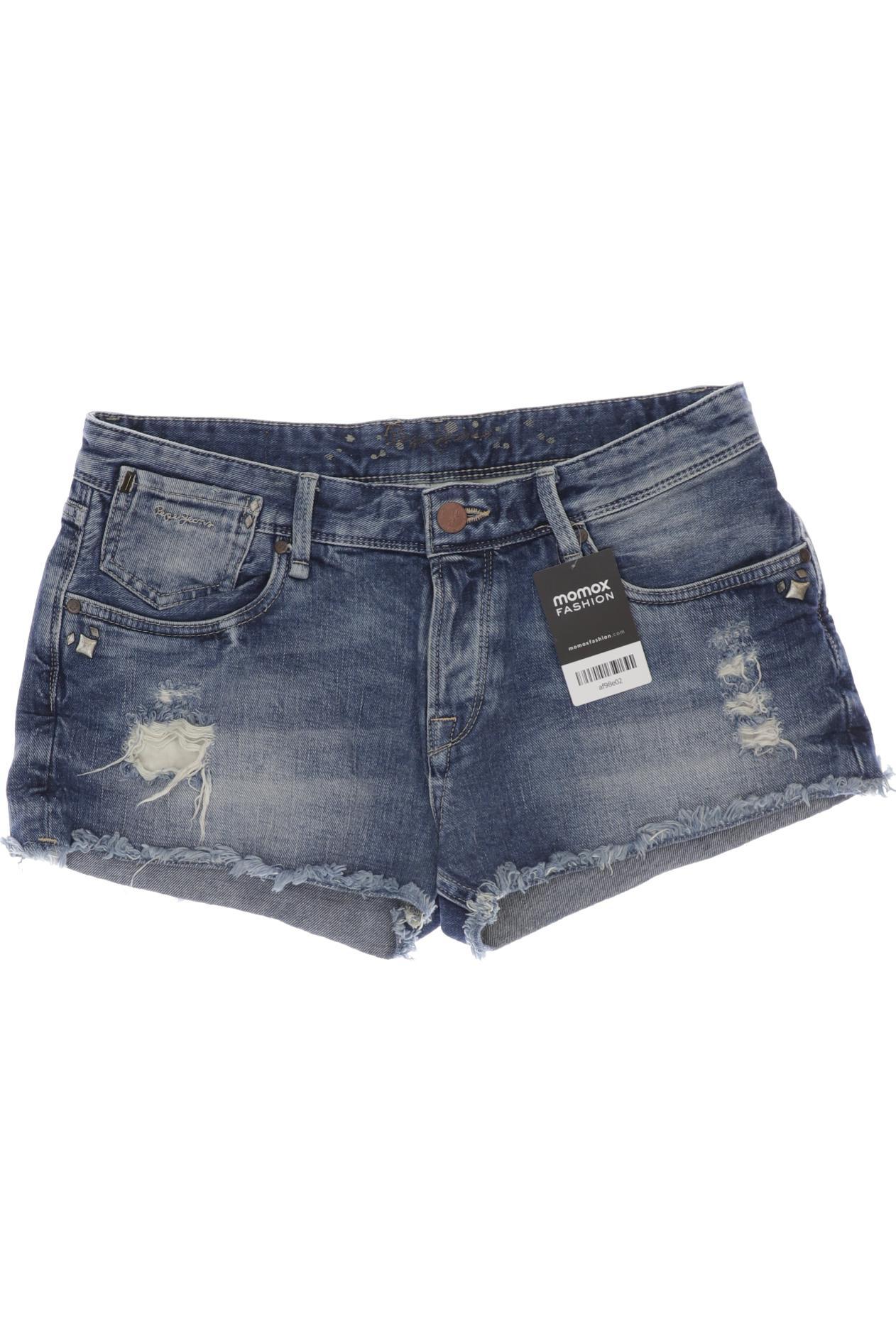 

Pepe Jeans Damen Shorts, blau, Gr. 30