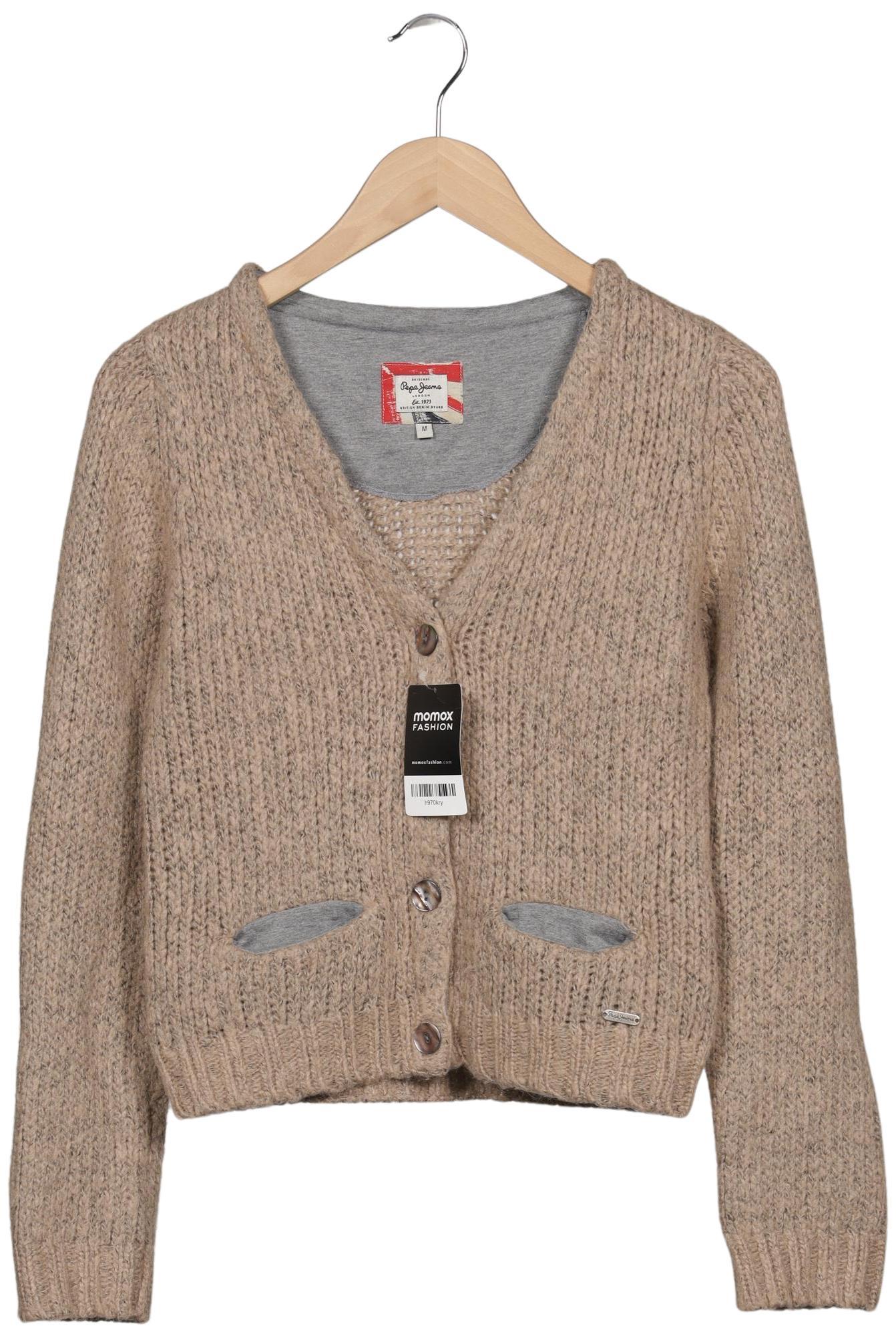 

Pepe Jeans Damen Strickjacke, beige, Gr. 38