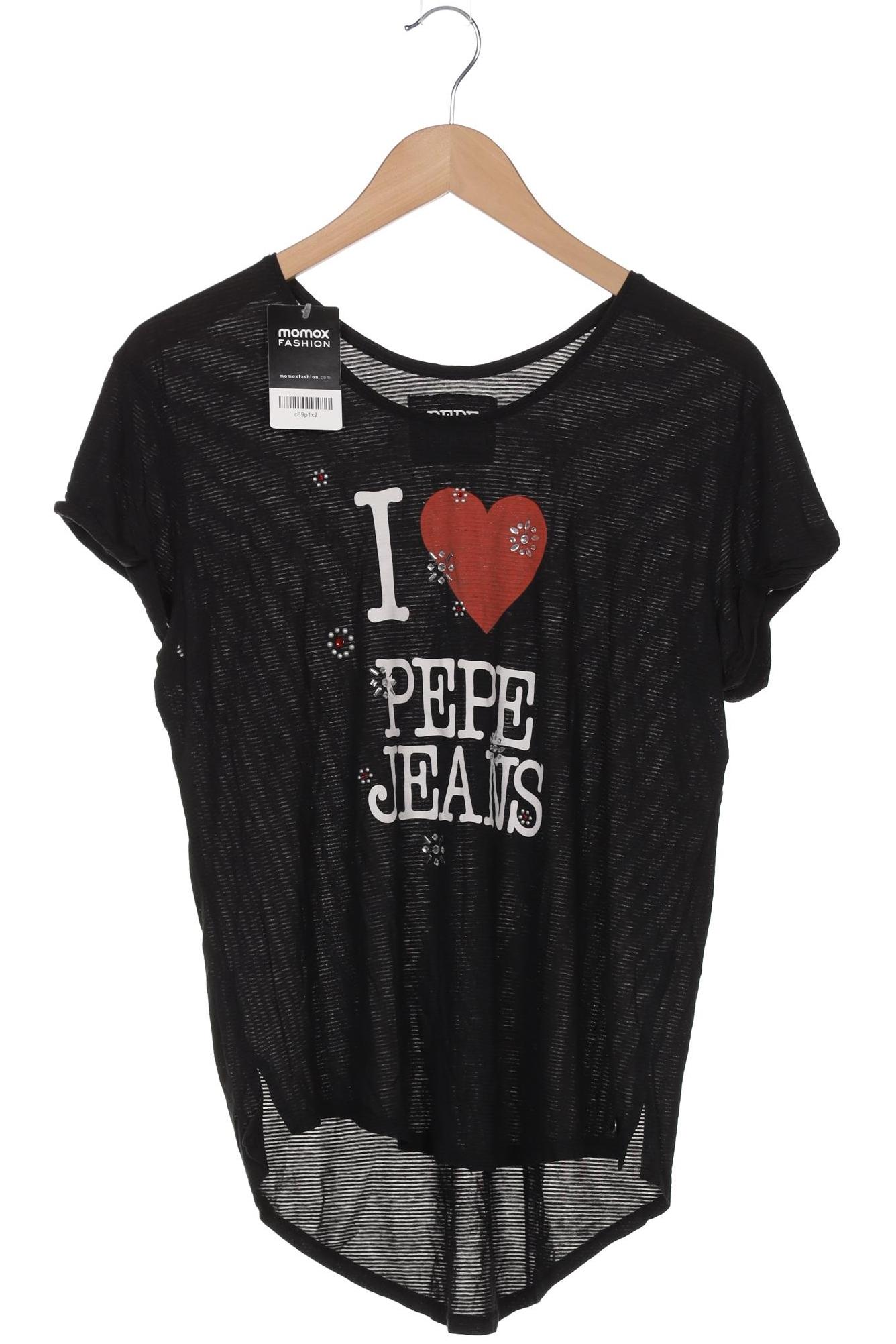 

Pepe Jeans Damen T-Shirt, schwarz, Gr. 42