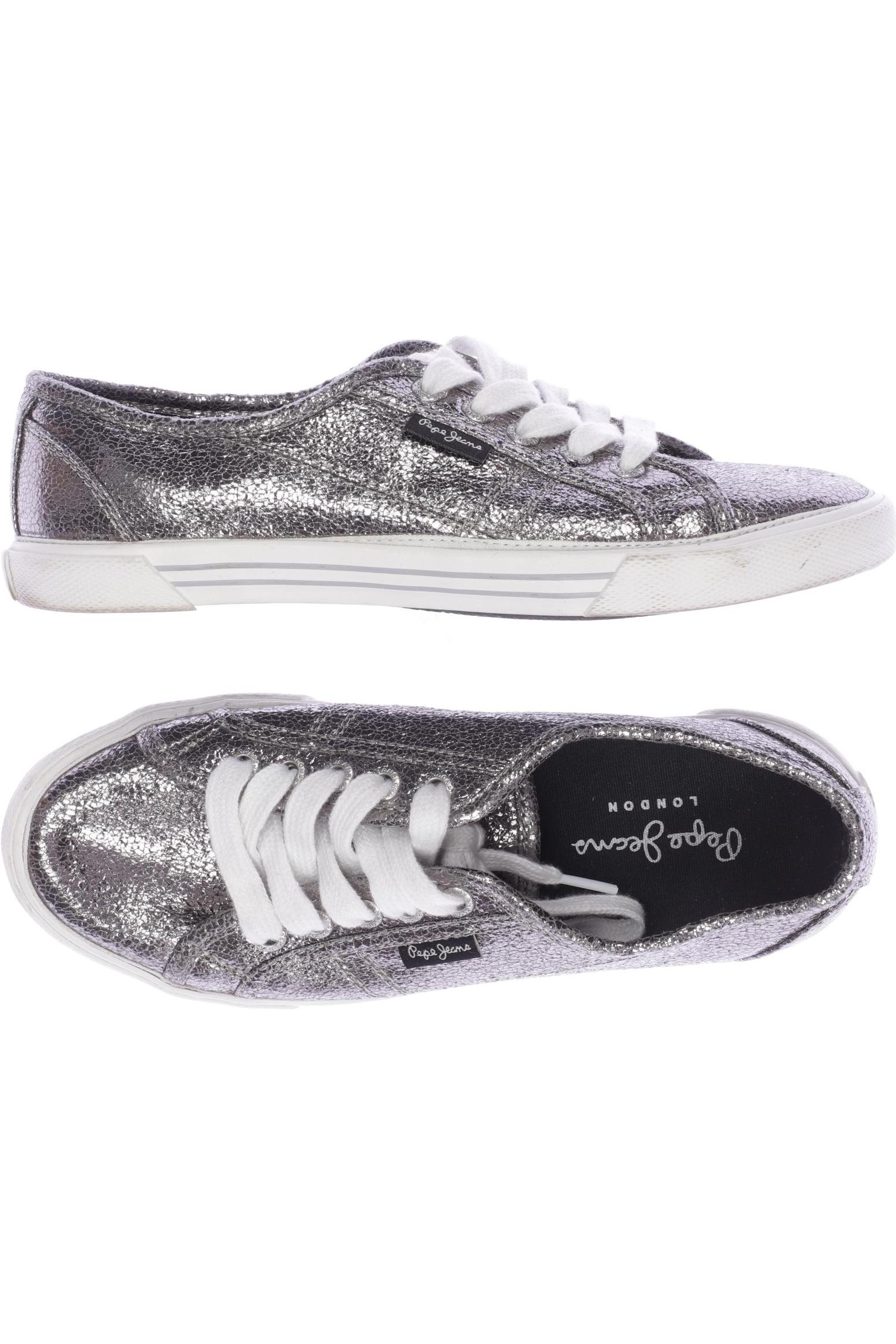 

Pepe Jeans Damen Sneakers, silber, Gr. 37