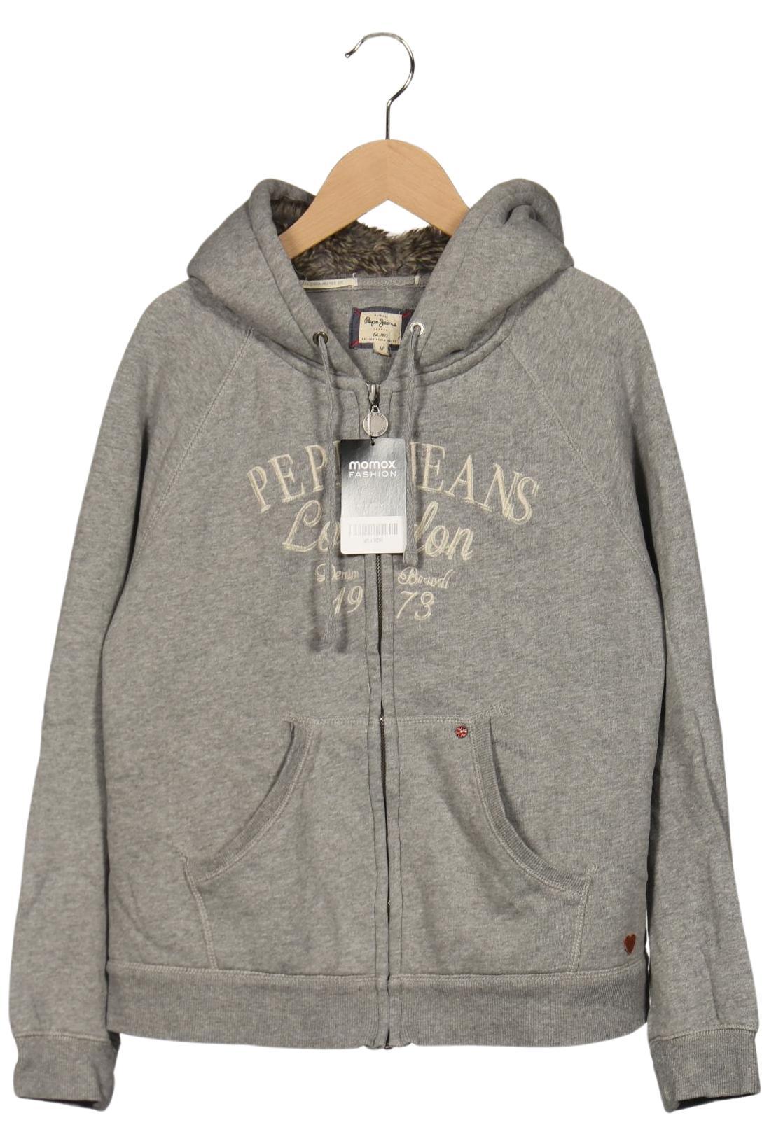 

Pepe Jeans Damen Kapuzenpullover, grau, Gr. 38