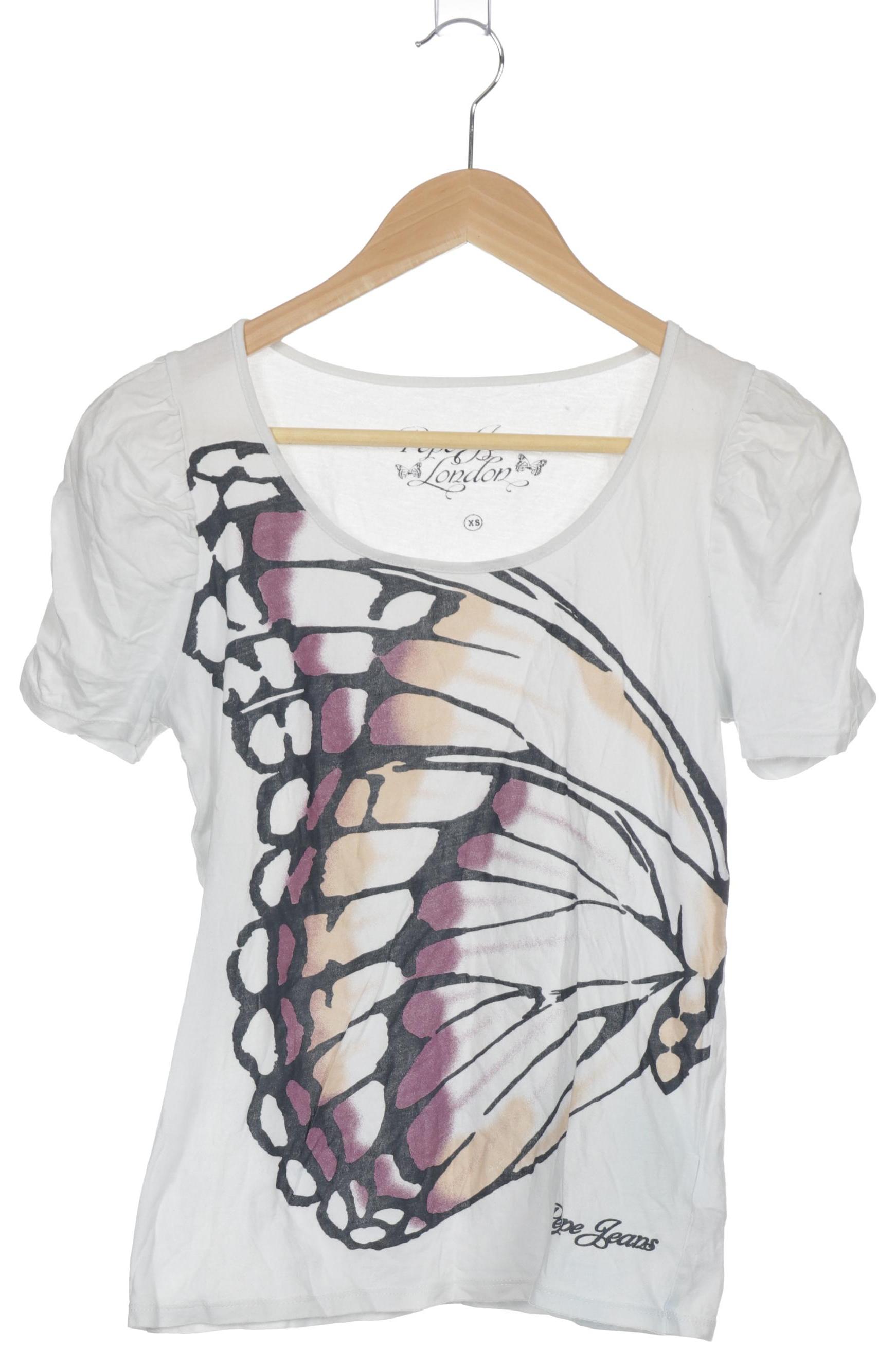

Pepe Jeans Damen T-Shirt, weiß, Gr. 34