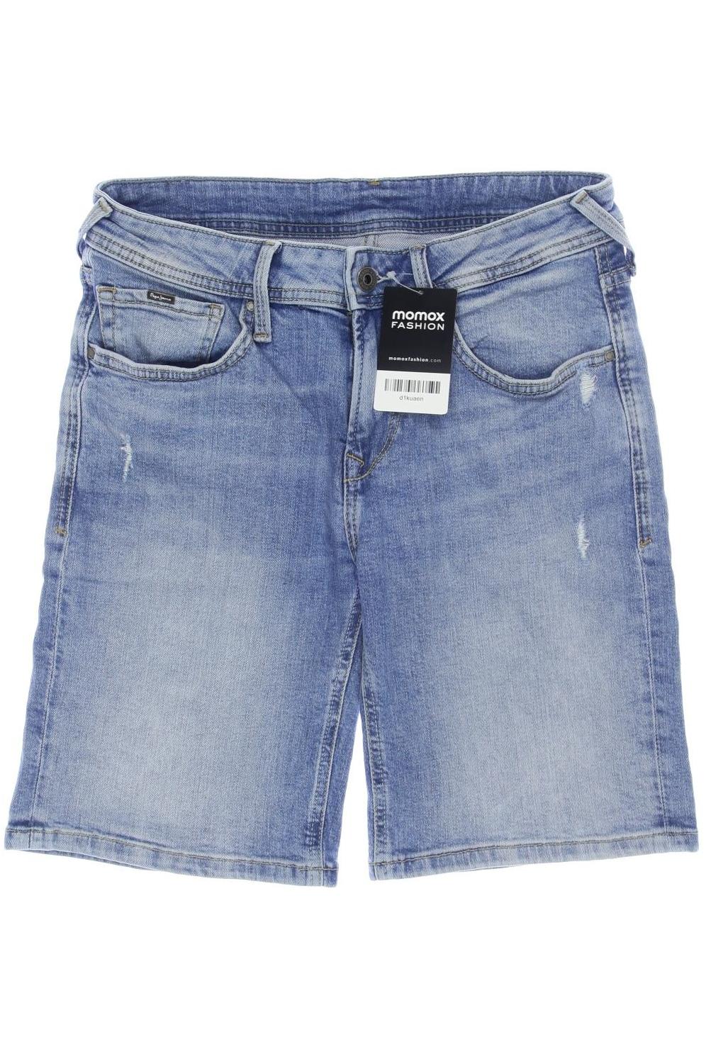 

Pepe Jeans Damen Shorts, blau, Gr. 27