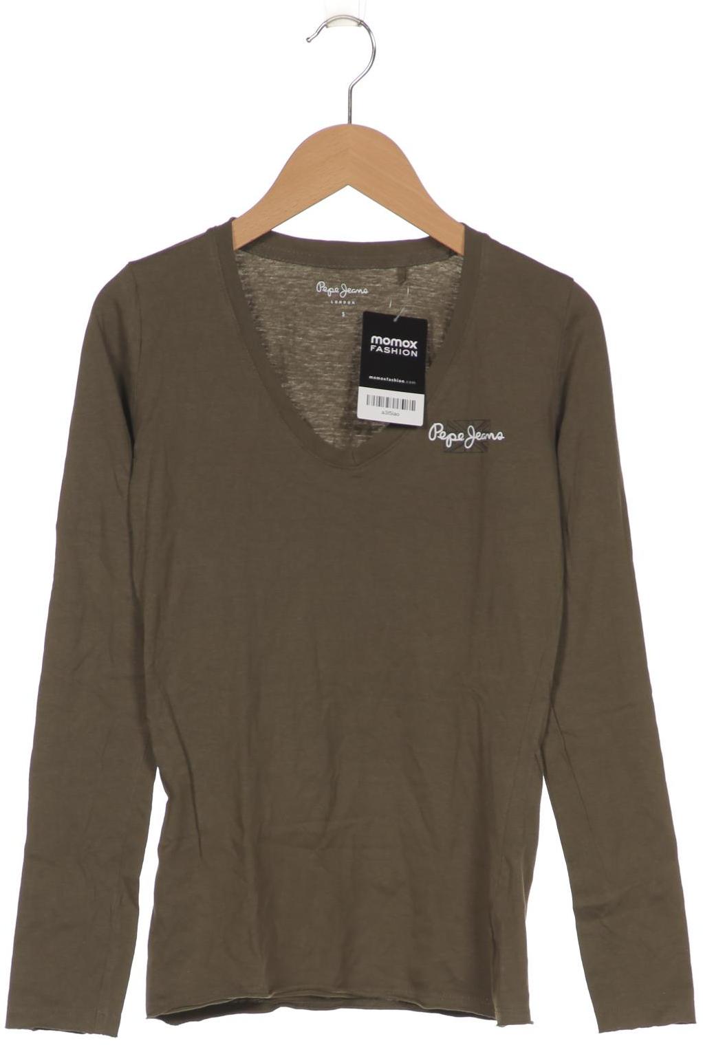 

Pepe Jeans Damen Langarmshirt, grün, Gr. 36