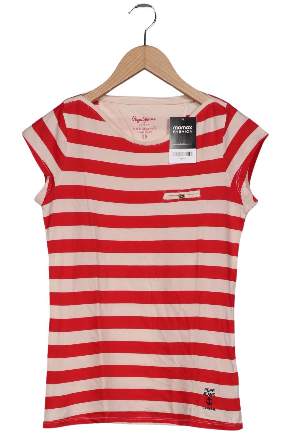 

Pepe Jeans Damen T-Shirt, rot, Gr. 34