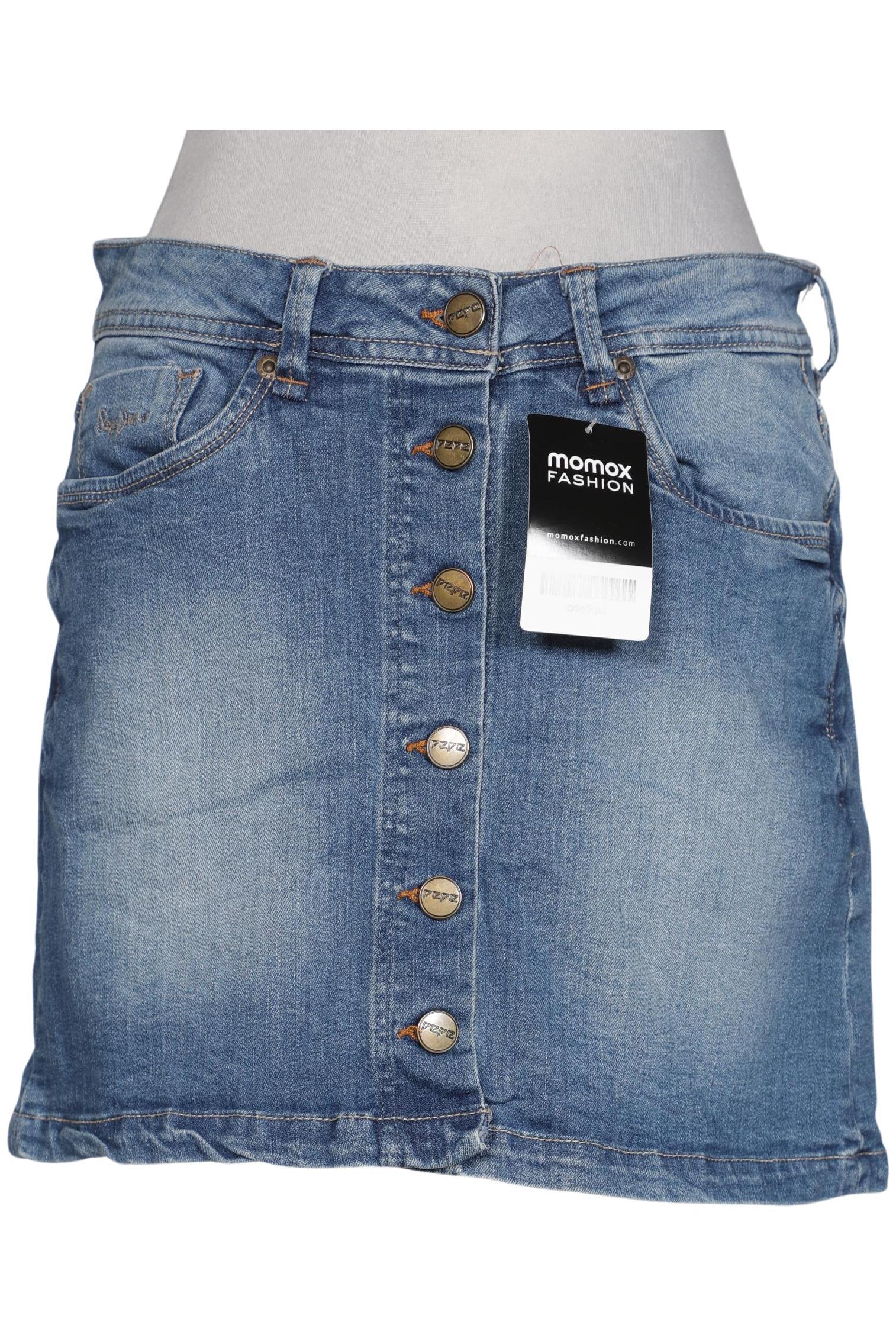 

Pepe Jeans Damen Rock, blau, Gr. 36