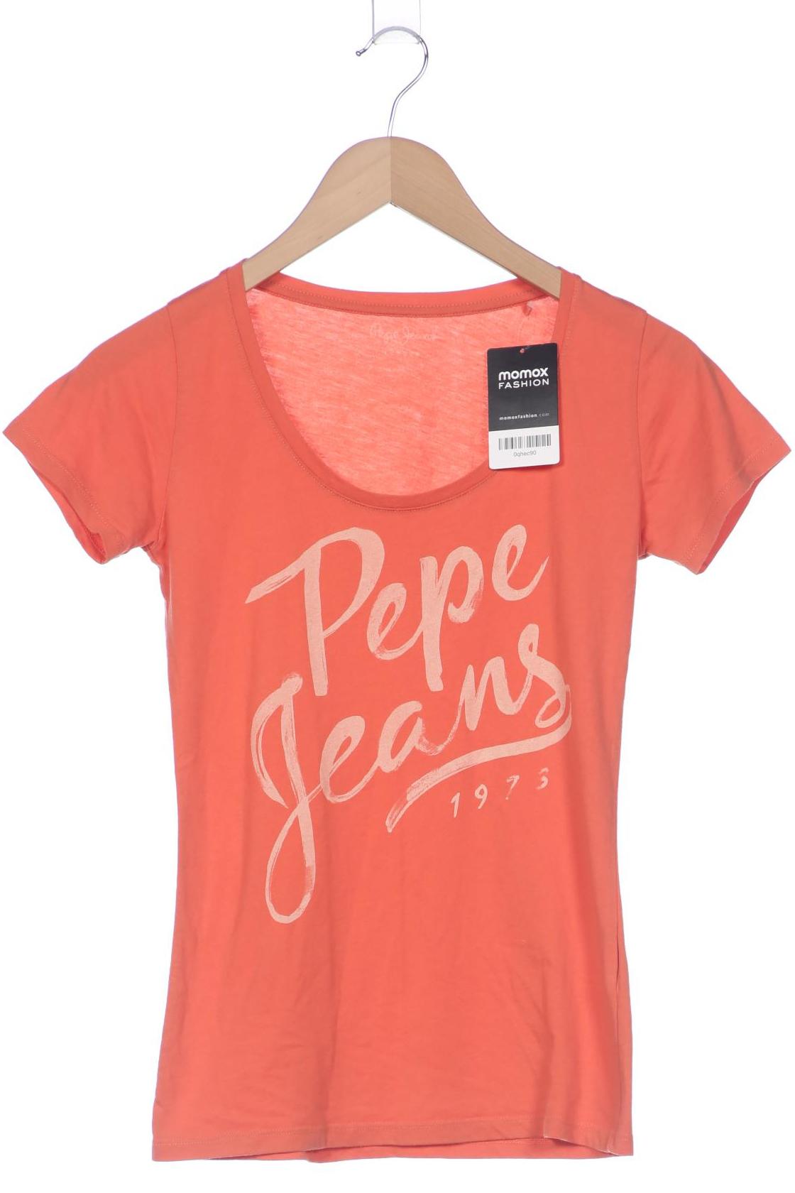 

Pepe Jeans Damen T-Shirt, orange, Gr. 34