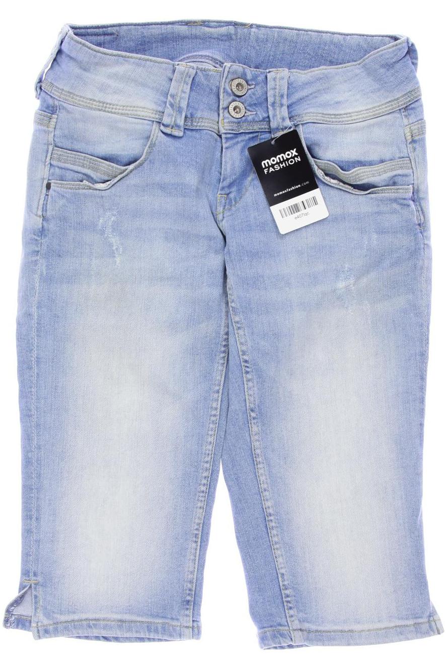 

Pepe Jeans Damen Shorts, blau, Gr. 27