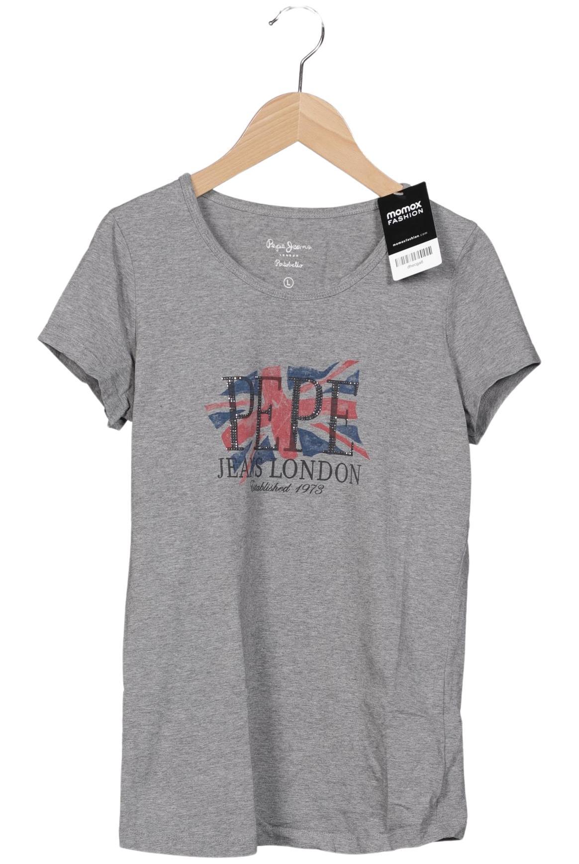 

Pepe Jeans Damen T-Shirt, grau, Gr. 42