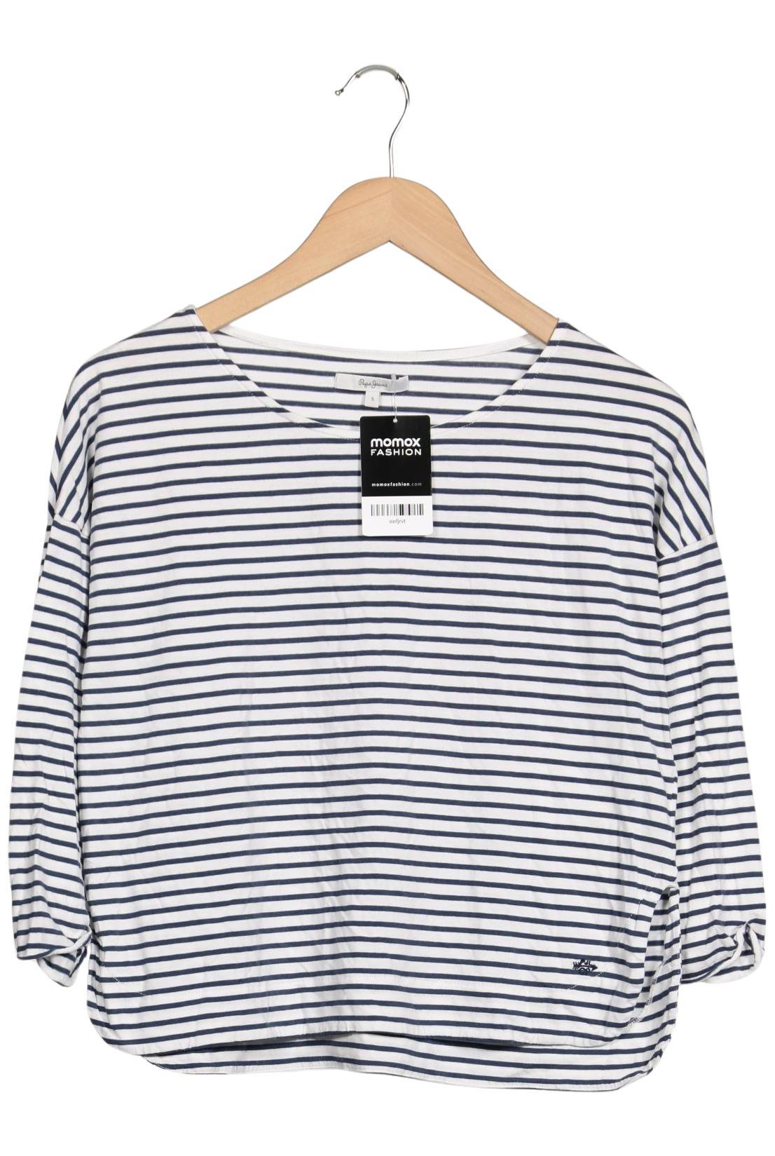 

Pepe Jeans Damen Langarmshirt, weiß, Gr. 36