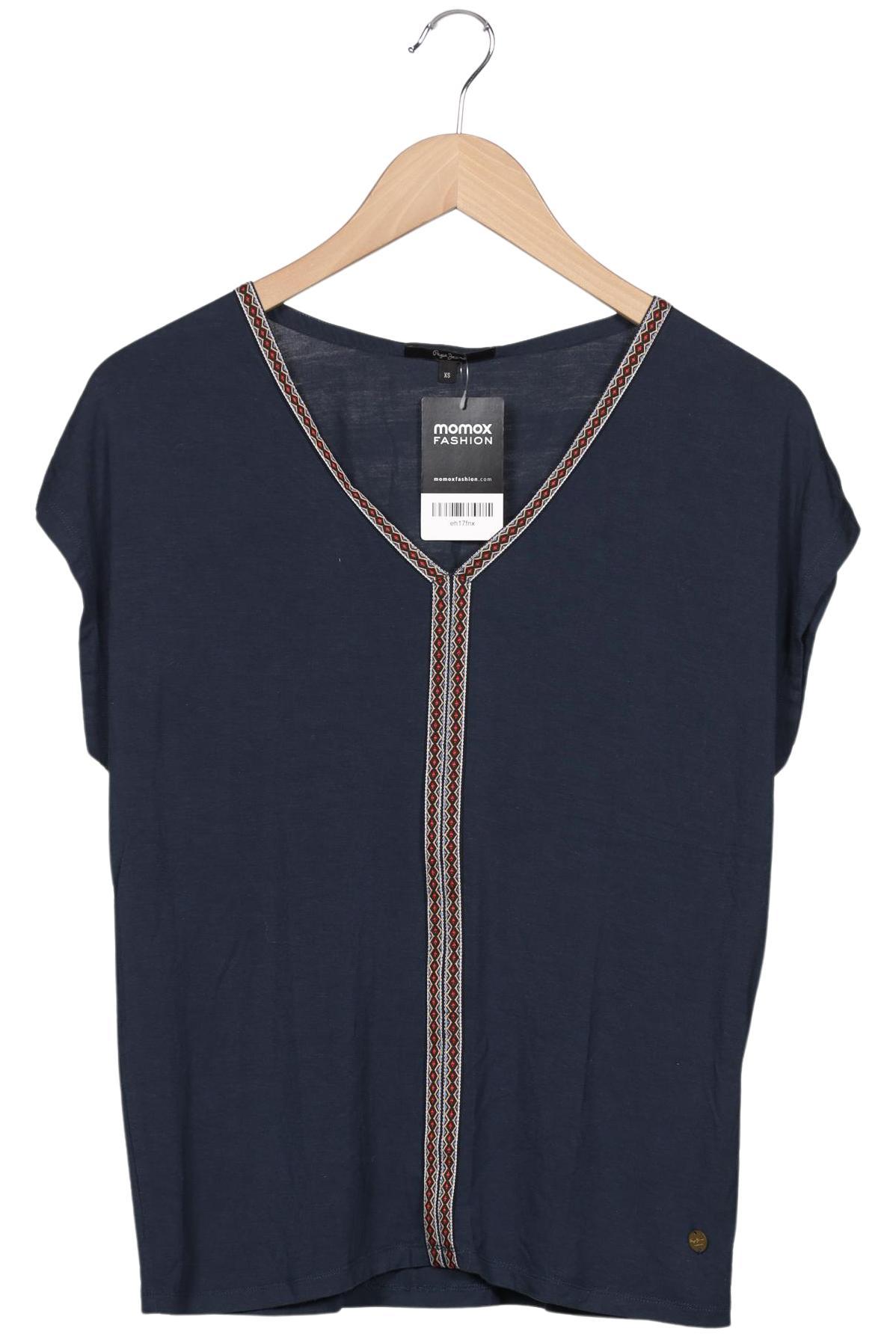 

Pepe Jeans Damen T-Shirt, blau, Gr. 34