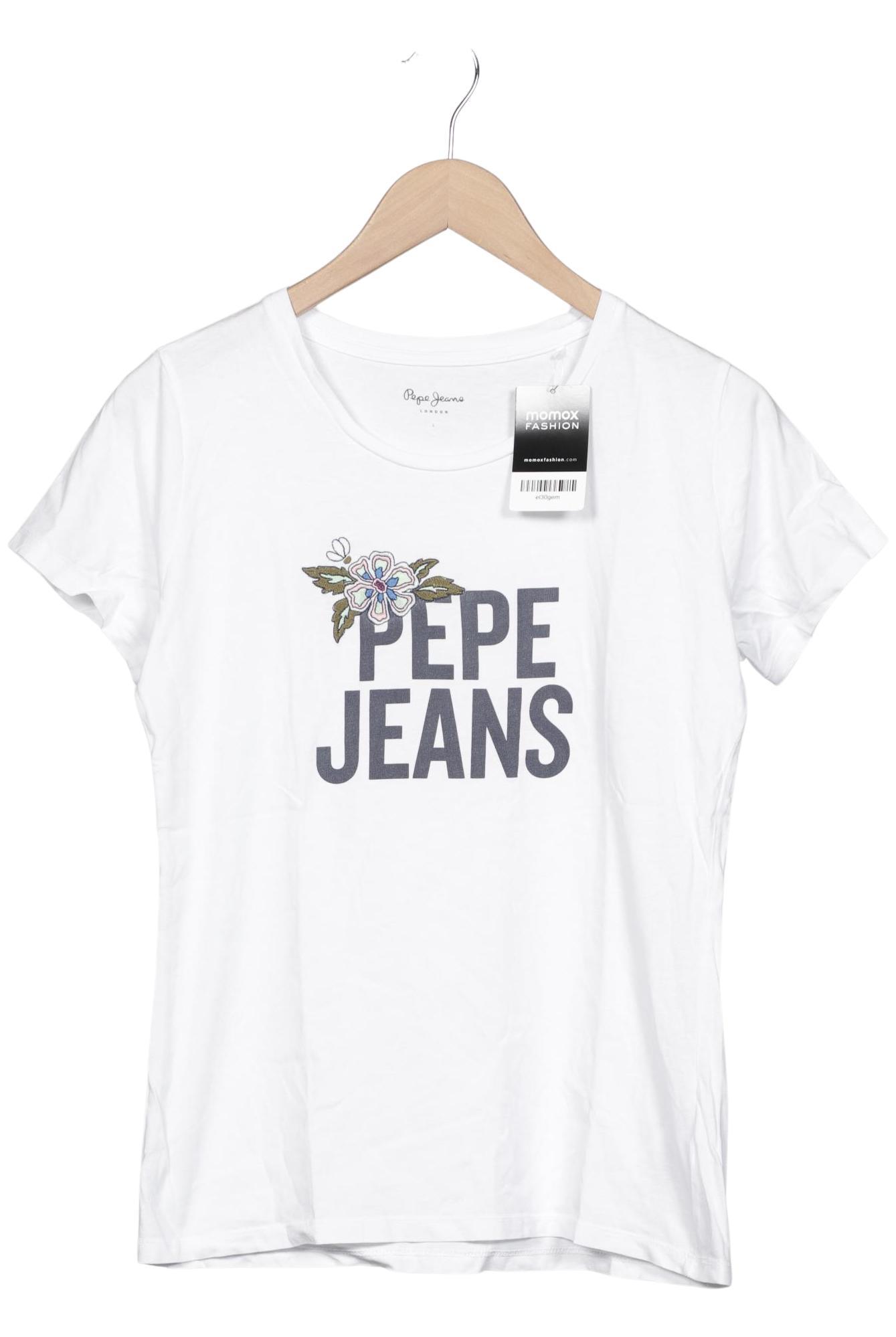 

Pepe Jeans Damen T-Shirt, weiß, Gr. 42