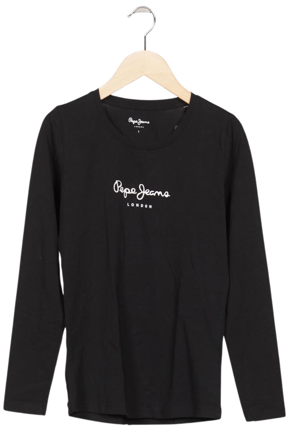 

Pepe Jeans Damen Langarmshirt, schwarz, Gr. 36