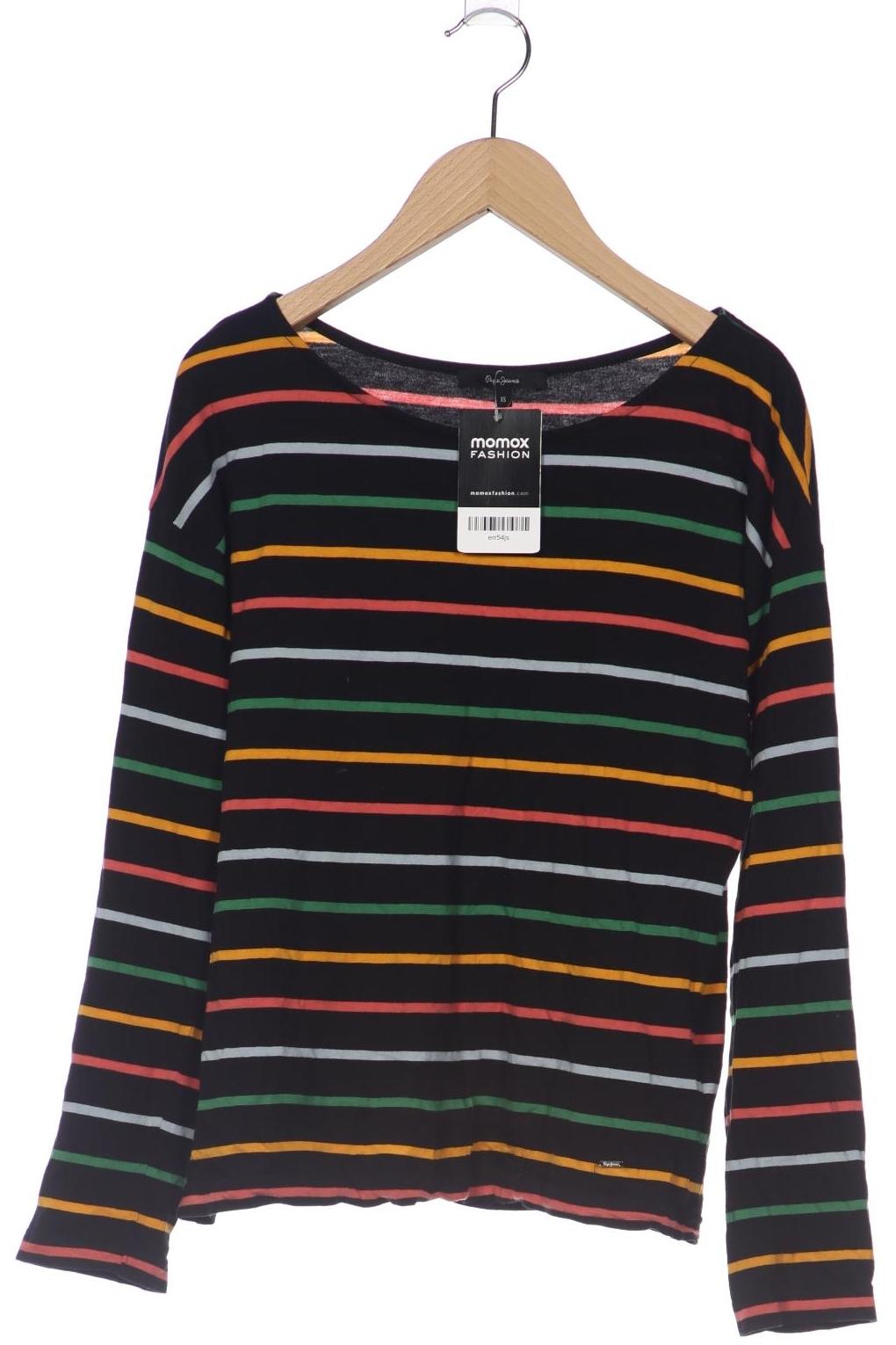 

Pepe Jeans Damen Langarmshirt, schwarz, Gr. 34