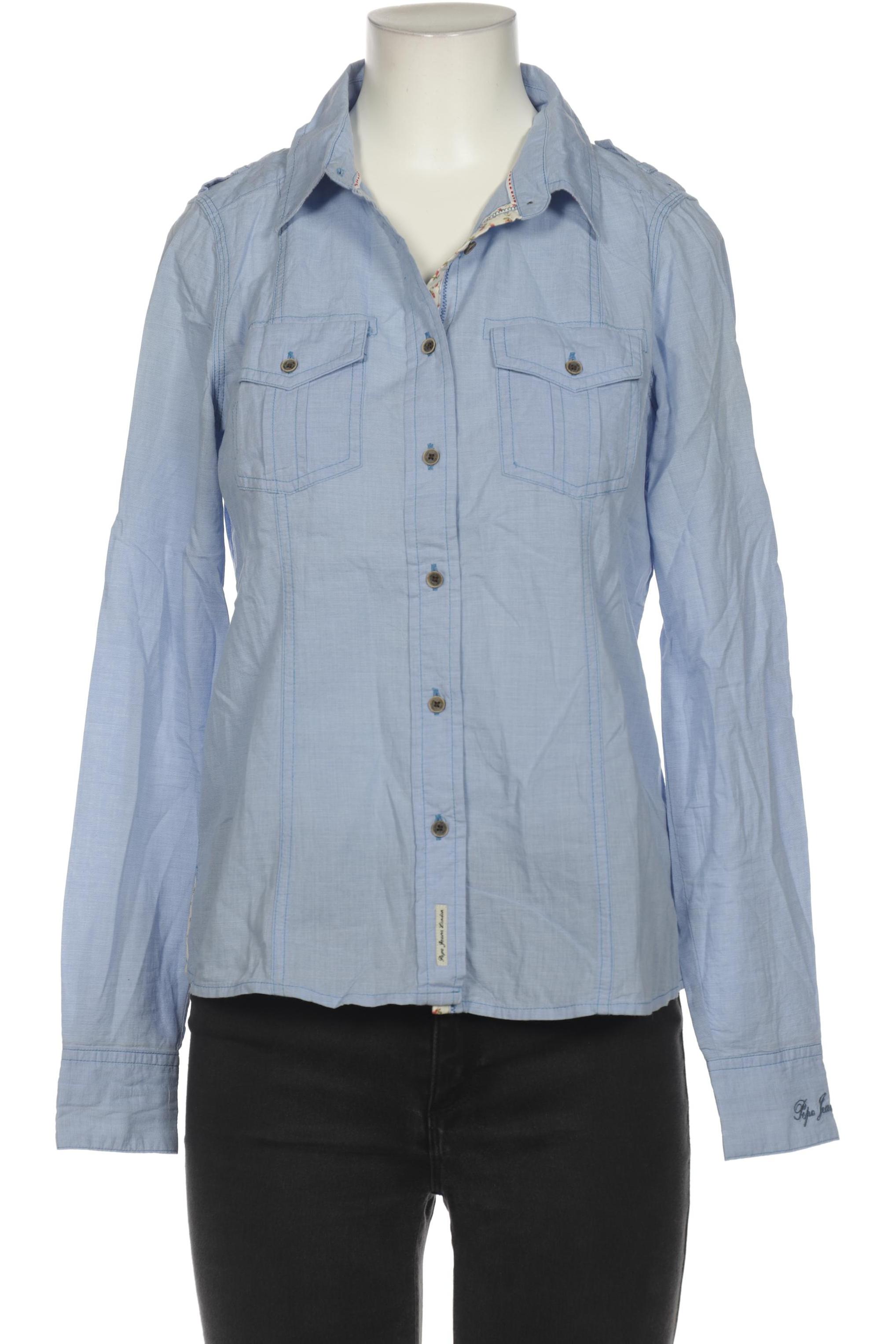 

Pepe Jeans Damen Bluse, blau, Gr. 36