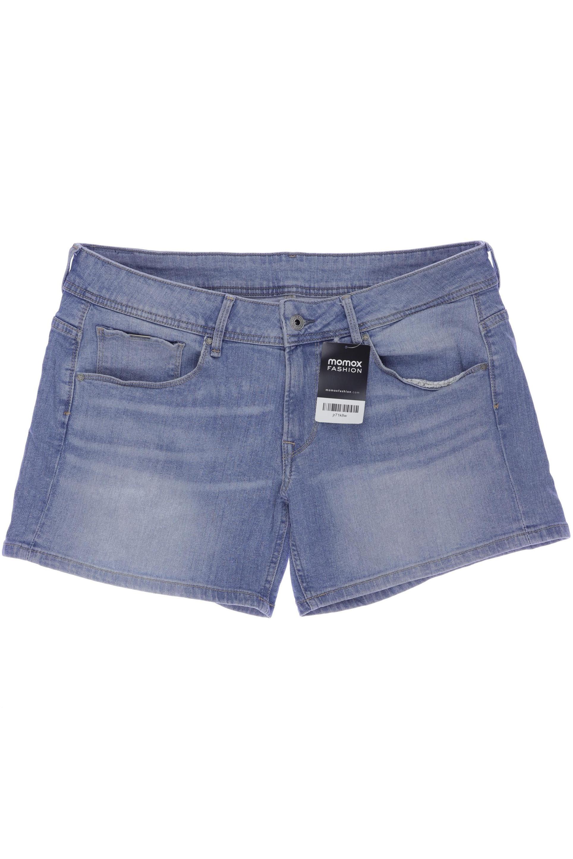 

Pepe Jeans Damen Shorts, blau, Gr. 30