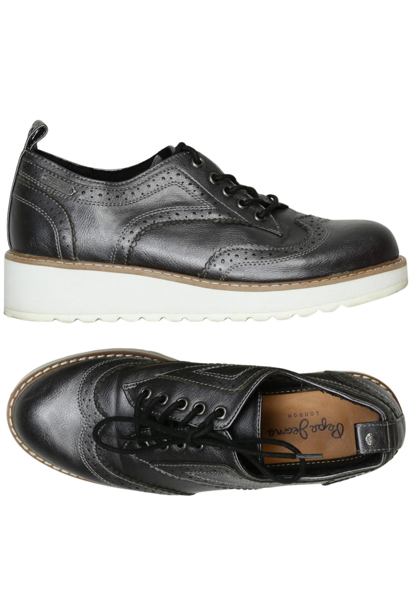 

Pepe Jeans Damen Halbschuh, silber, Gr. 37