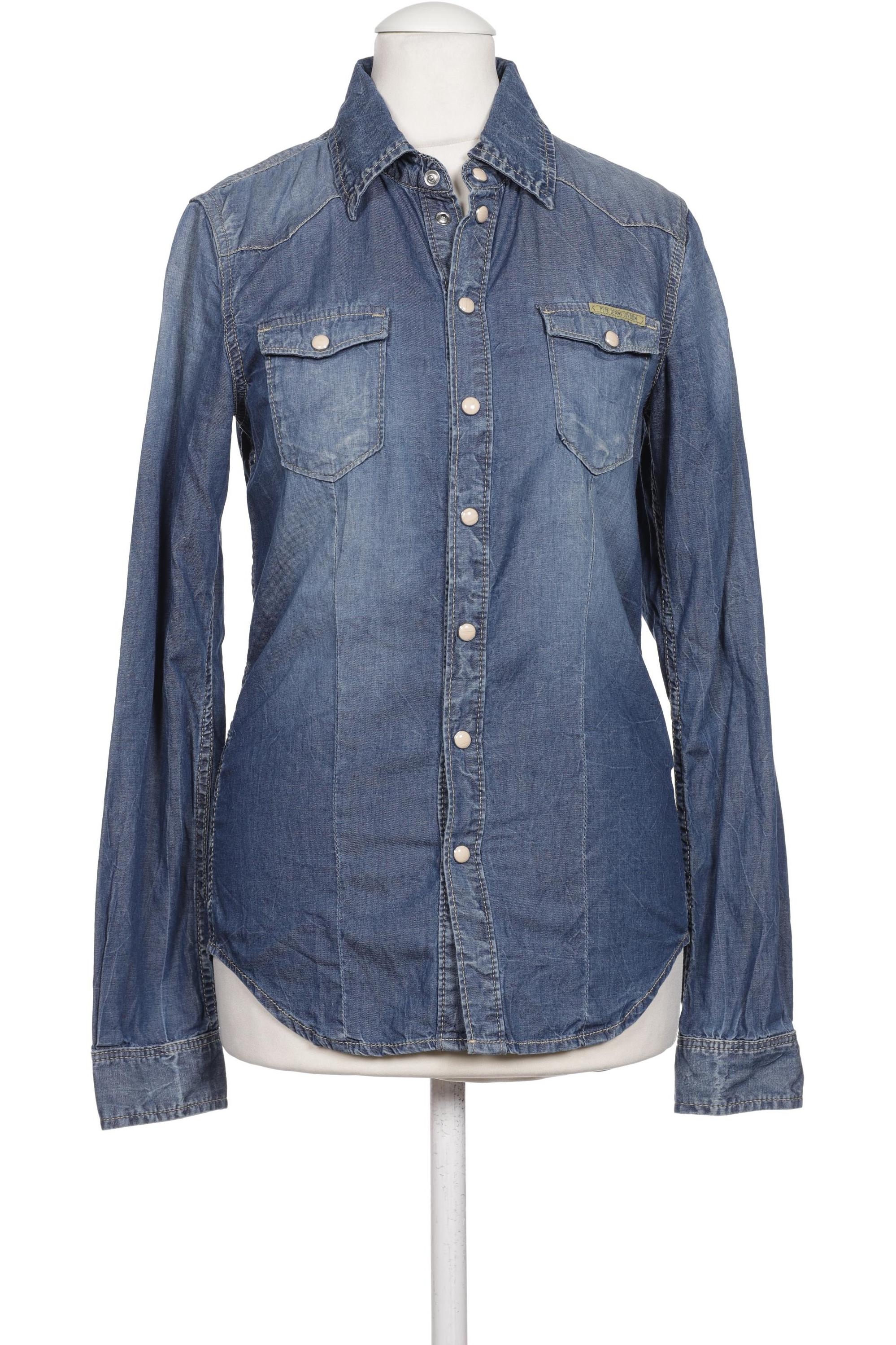 

Pepe Jeans Damen Bluse, blau, Gr. 34