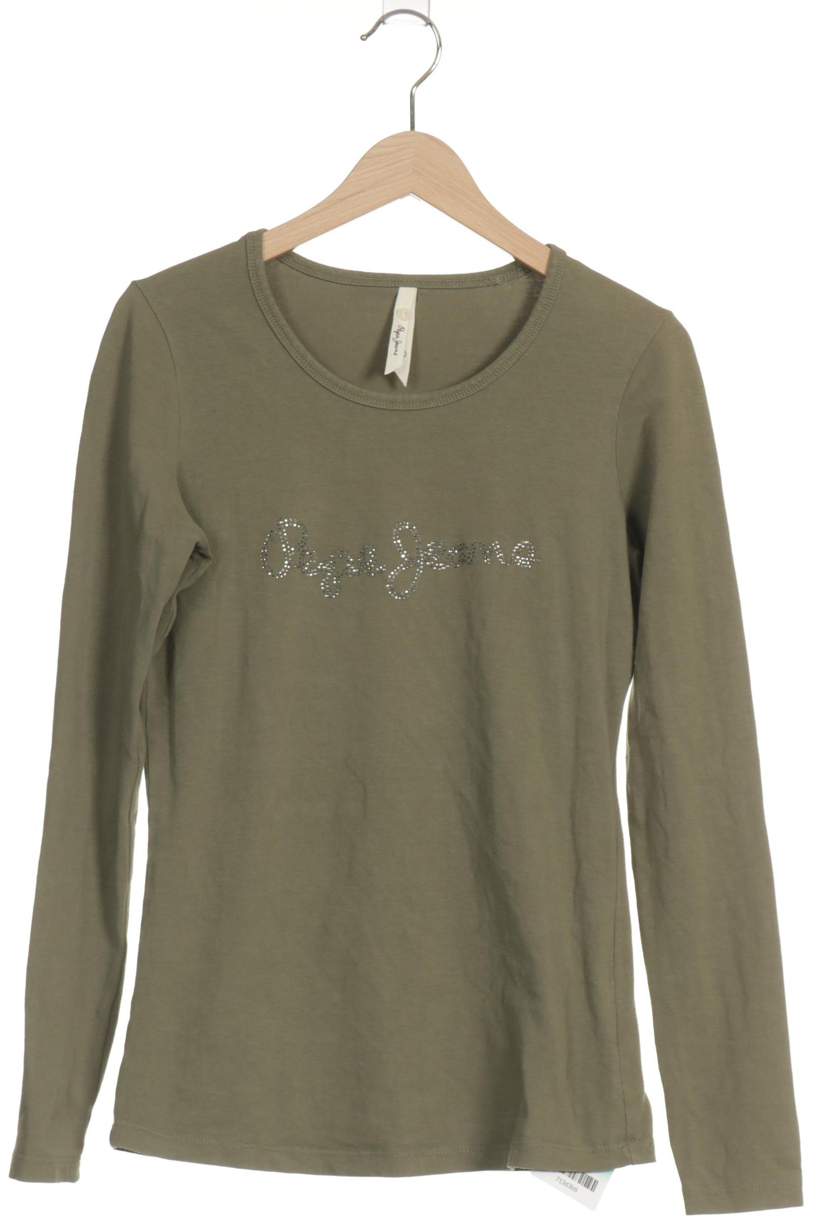 

Pepe Jeans Damen Langarmshirt, grün, Gr. 36
