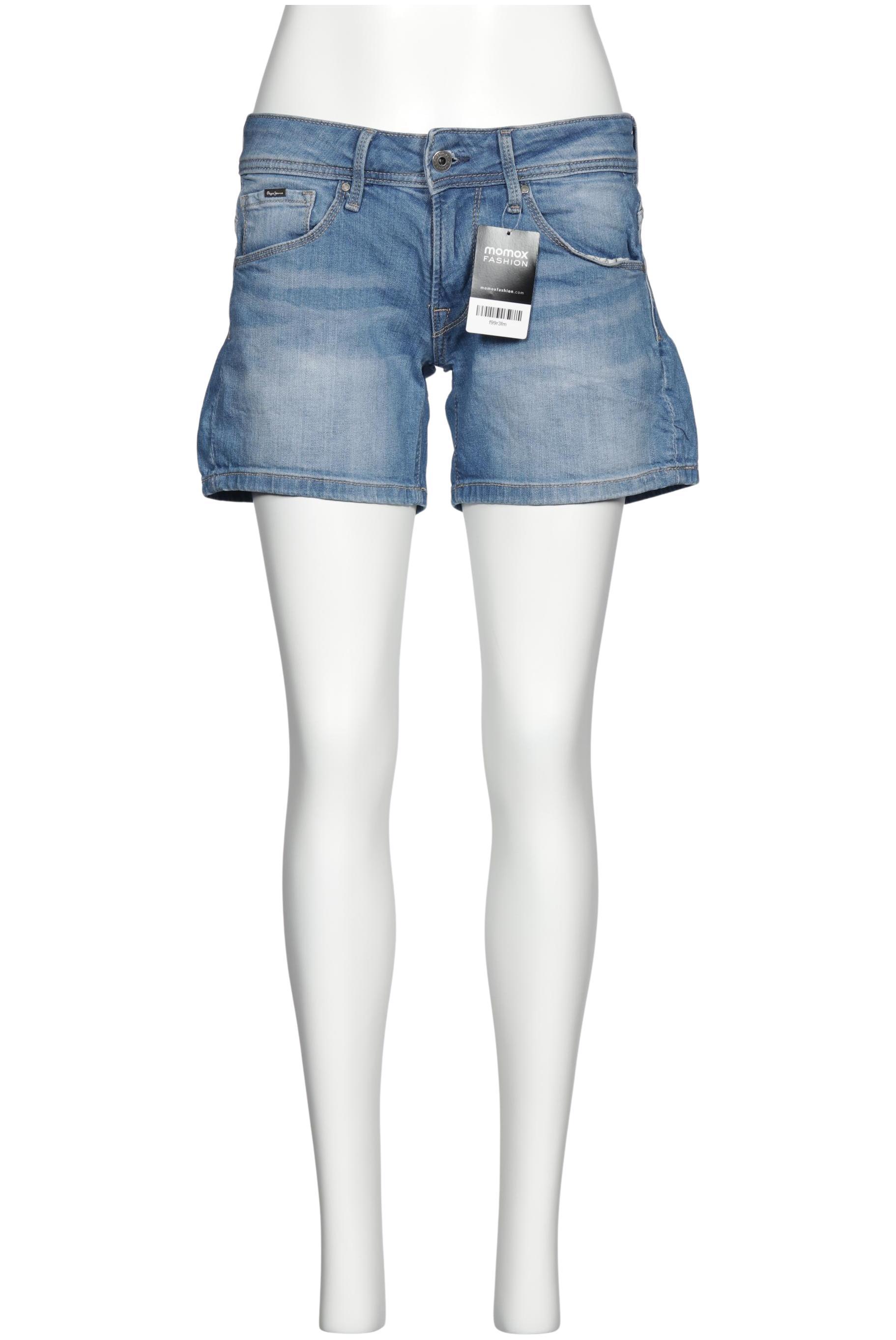 

Pepe Jeans Damen Shorts, blau, Gr. 29
