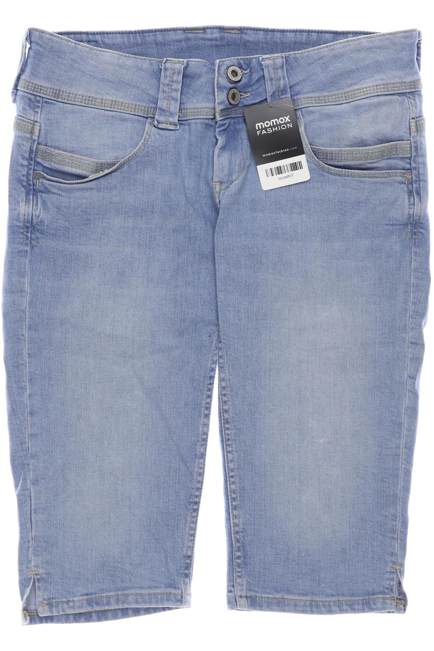 

Pepe Jeans Damen Shorts, blau, Gr. 28