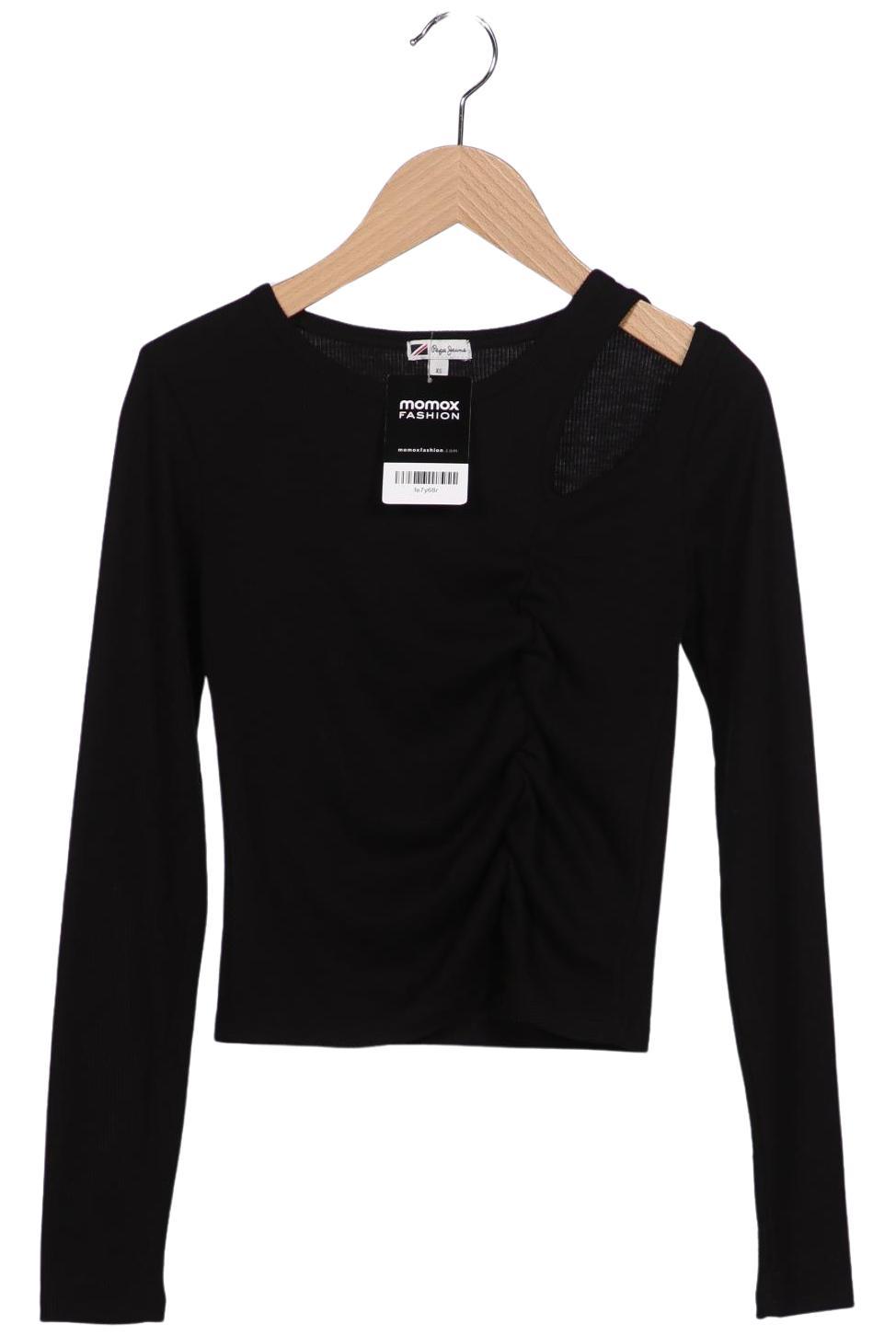 

Pepe Jeans Damen Langarmshirt, schwarz, Gr. 34