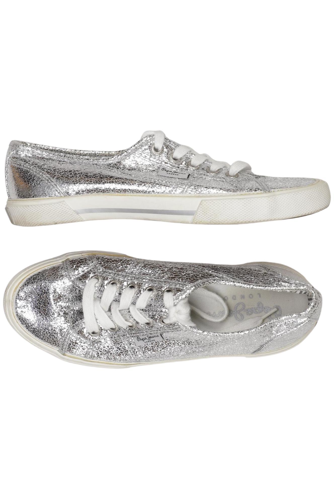

Pepe Jeans Damen Sneakers, silber, Gr. 39