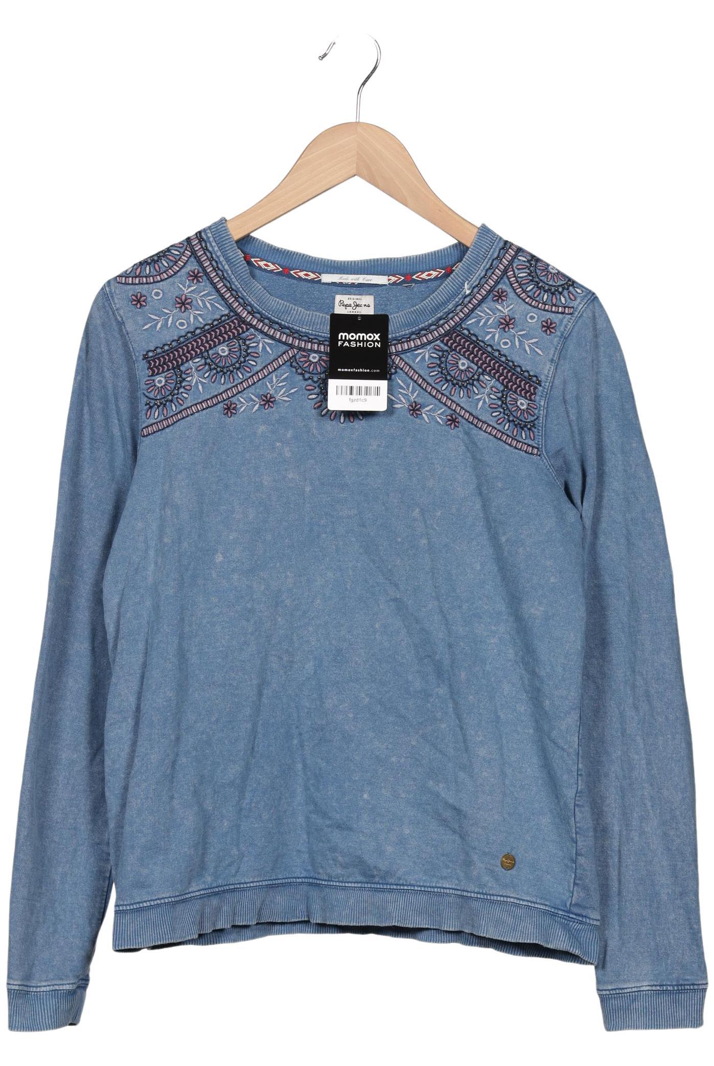 

Pepe Jeans Damen Sweatshirt, blau, Gr. 38
