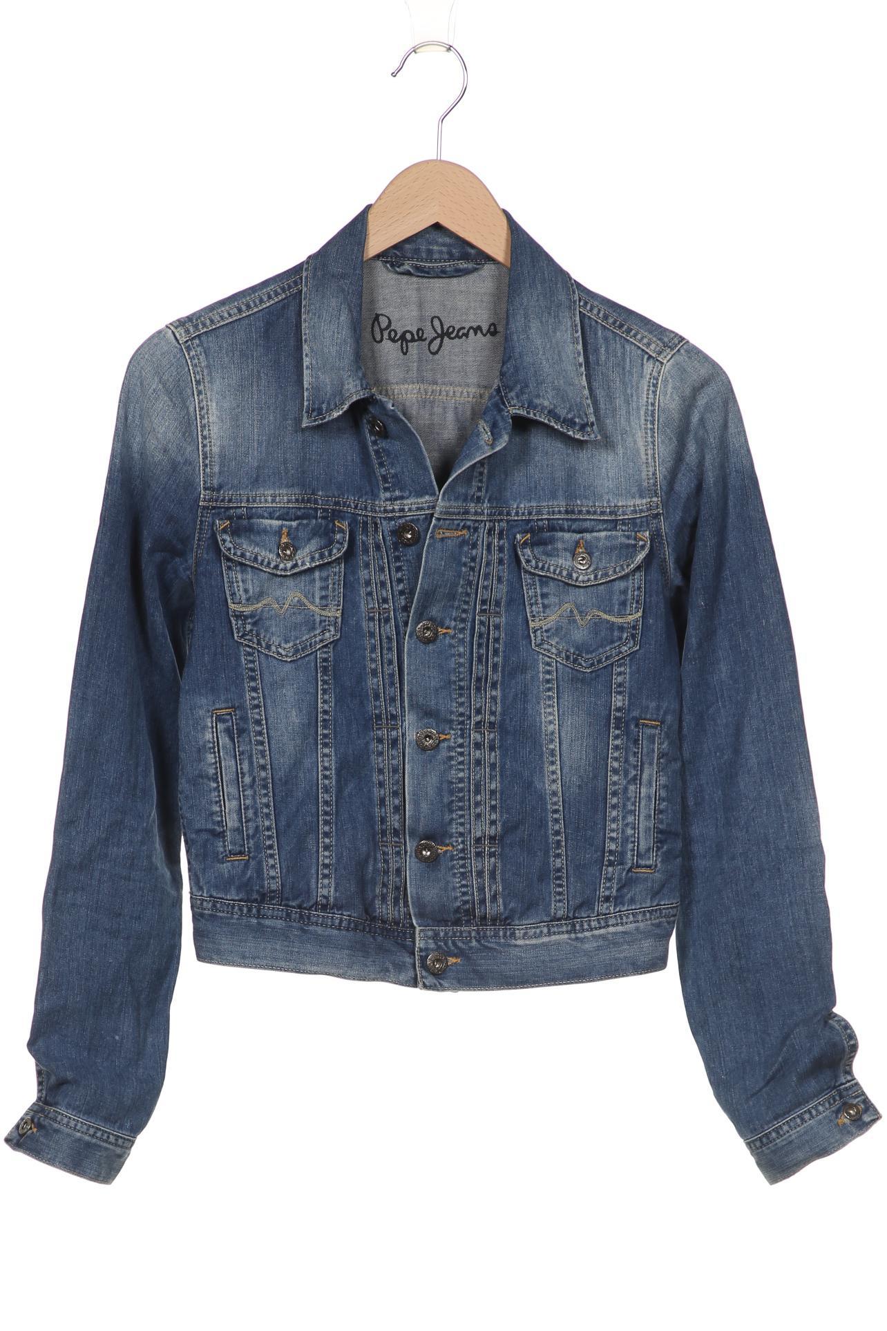 

Pepe Jeans Damen Jacke, blau, Gr. 38