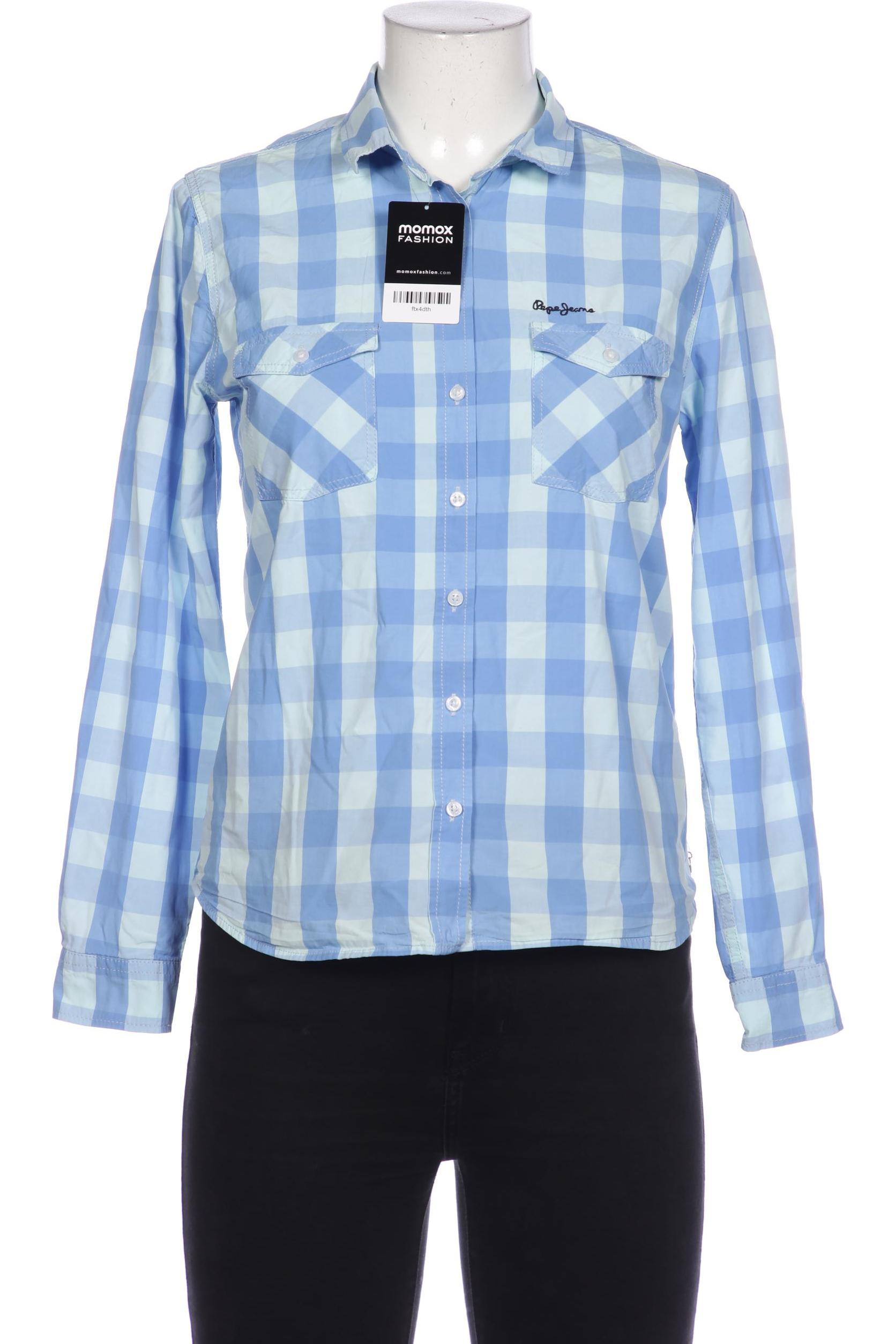 

Pepe Jeans Damen Bluse, blau, Gr. 38