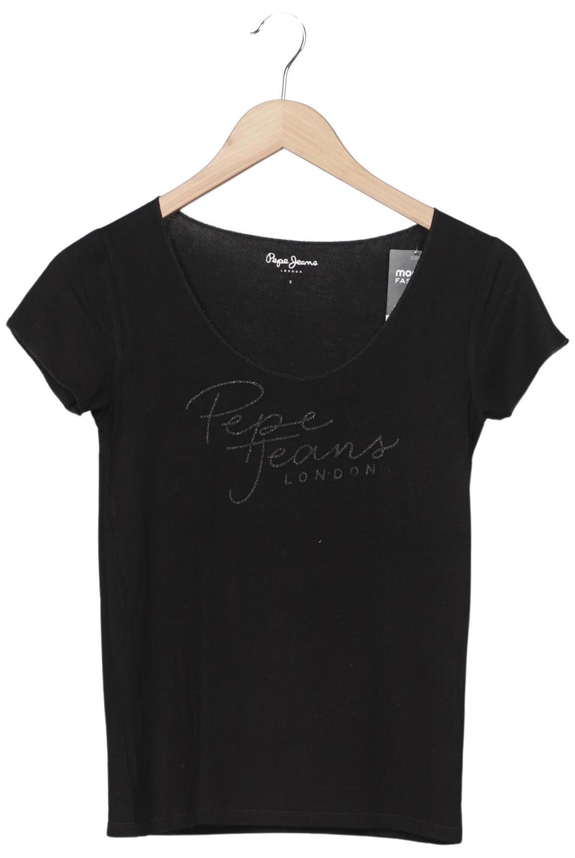 

Pepe Jeans Damen T-Shirt, schwarz, Gr. 36
