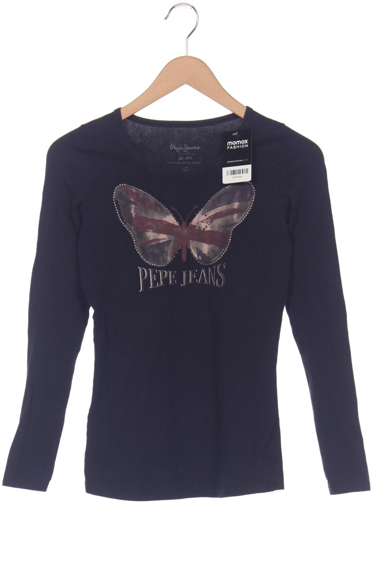 

Pepe Jeans Damen Langarmshirt, marineblau, Gr. 36