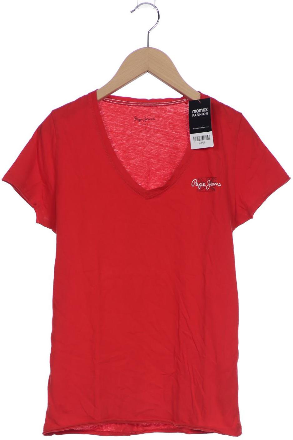 

Pepe Jeans Damen T-Shirt, rot, Gr. 42
