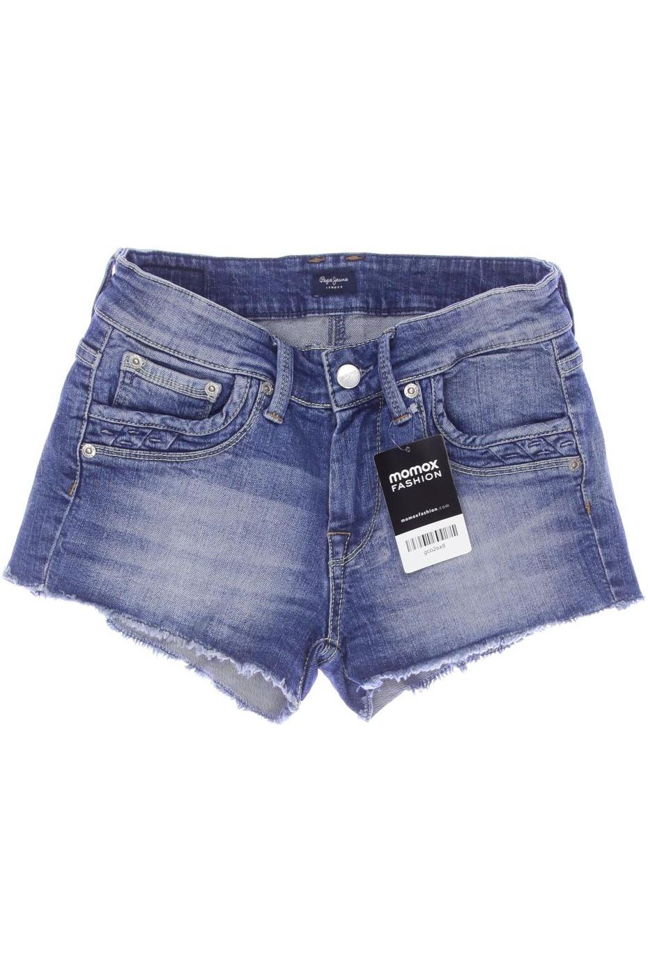 

Pepe Jeans Damen Shorts, blau, Gr. 25