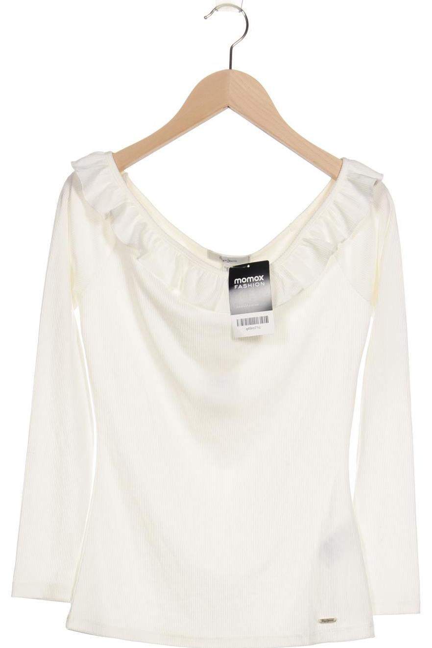 

Pepe Jeans Damen Langarmshirt, weiß, Gr. 36