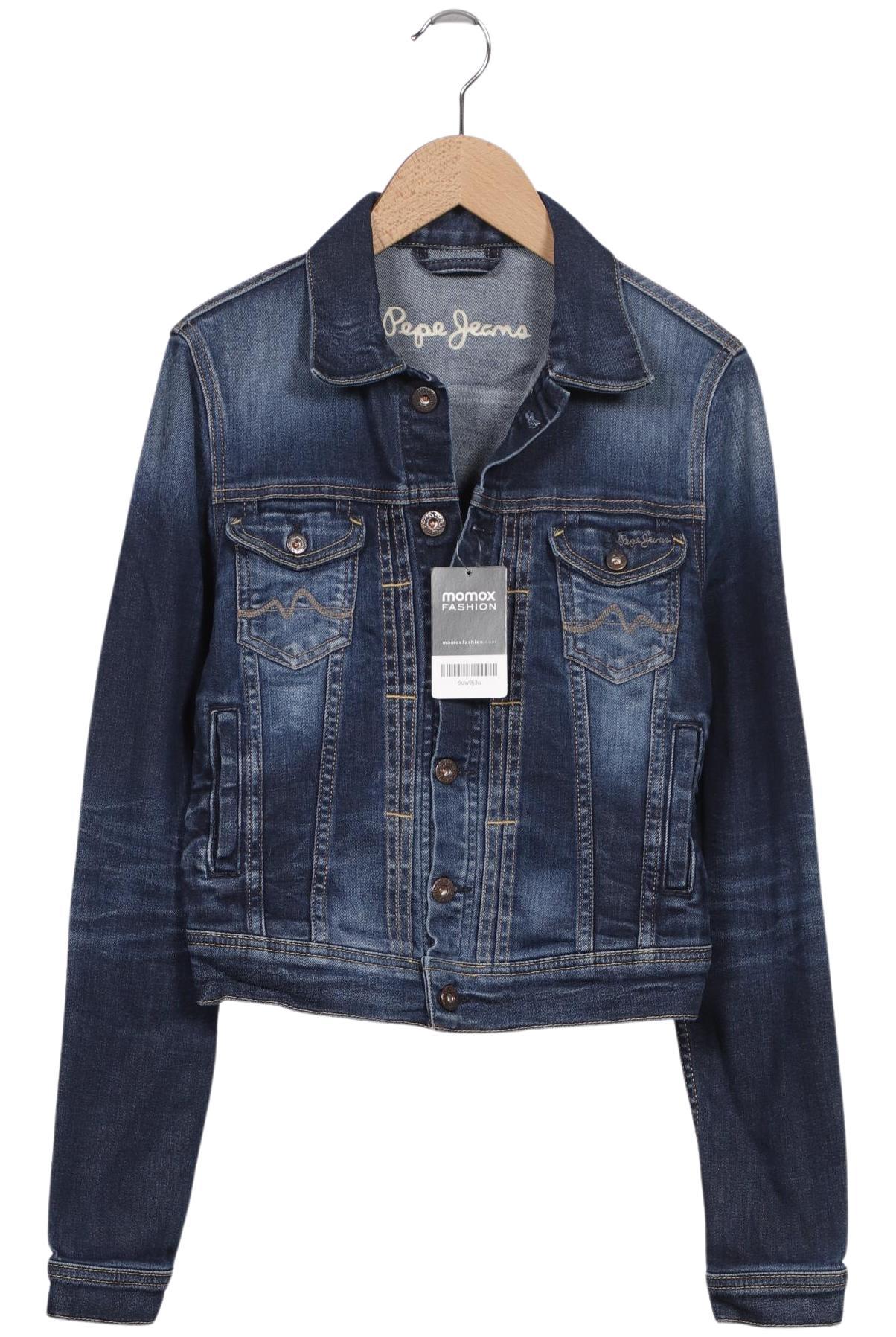 

Pepe Jeans Damen Jacke, blau, Gr. 38
