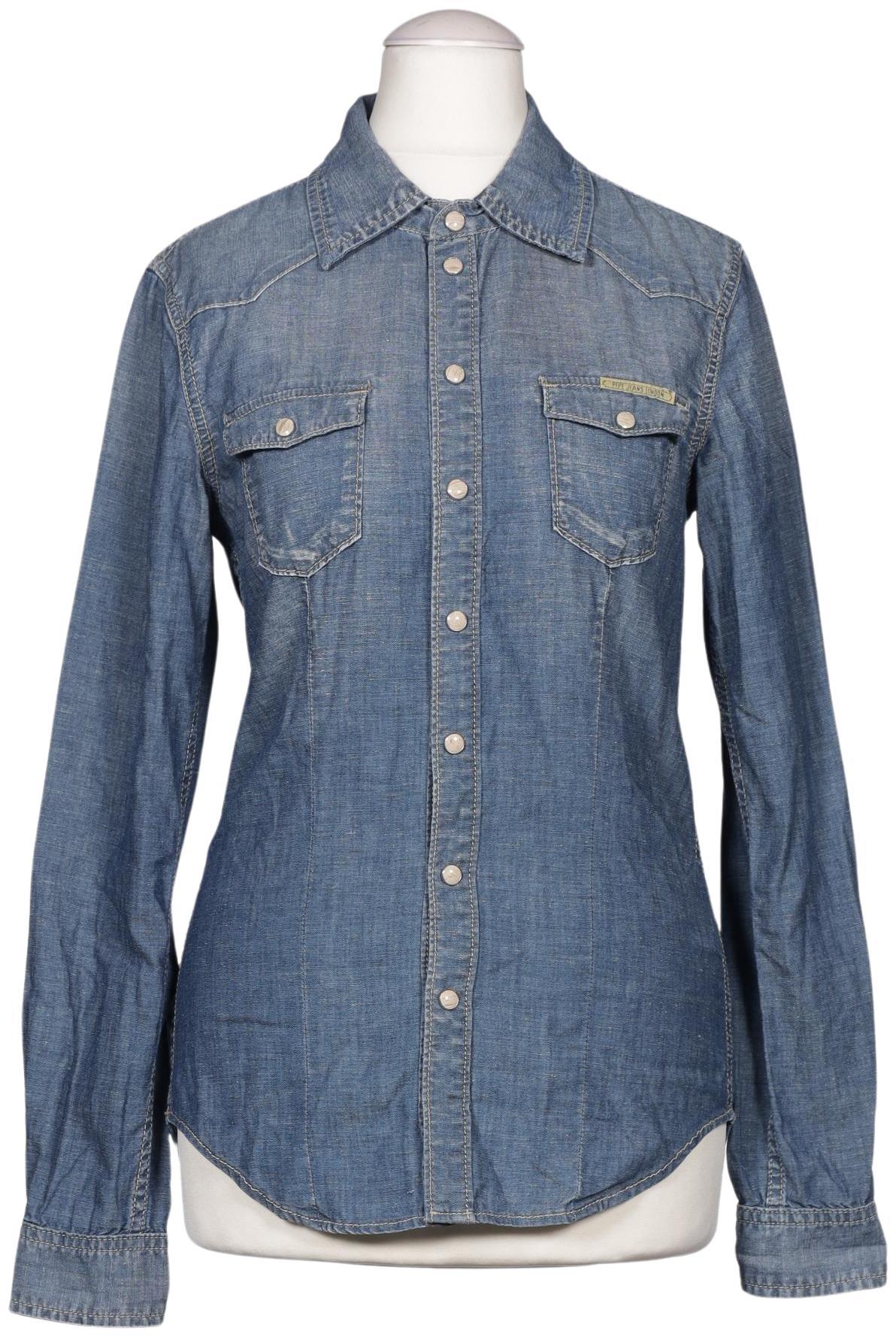 

Pepe Jeans Damen Bluse, blau, Gr. 34