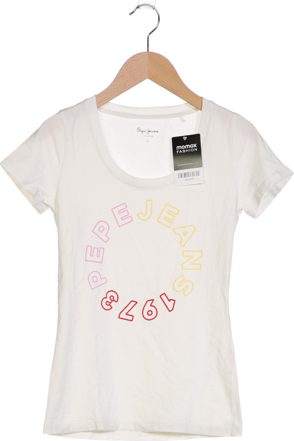 

Pepe Jeans Damen T-Shirt, cremeweiß, Gr. 34